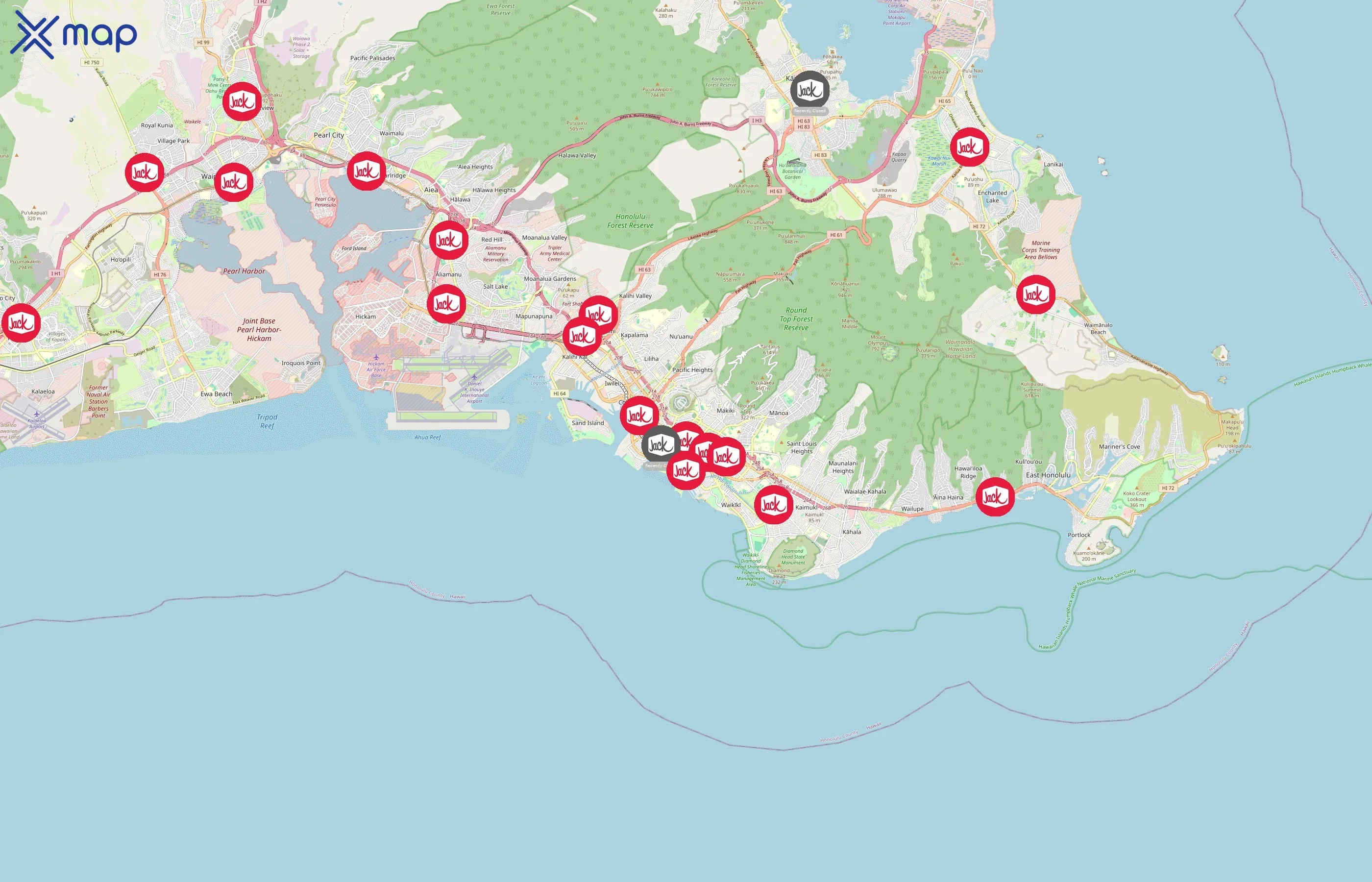 Jack in the Box area coverage