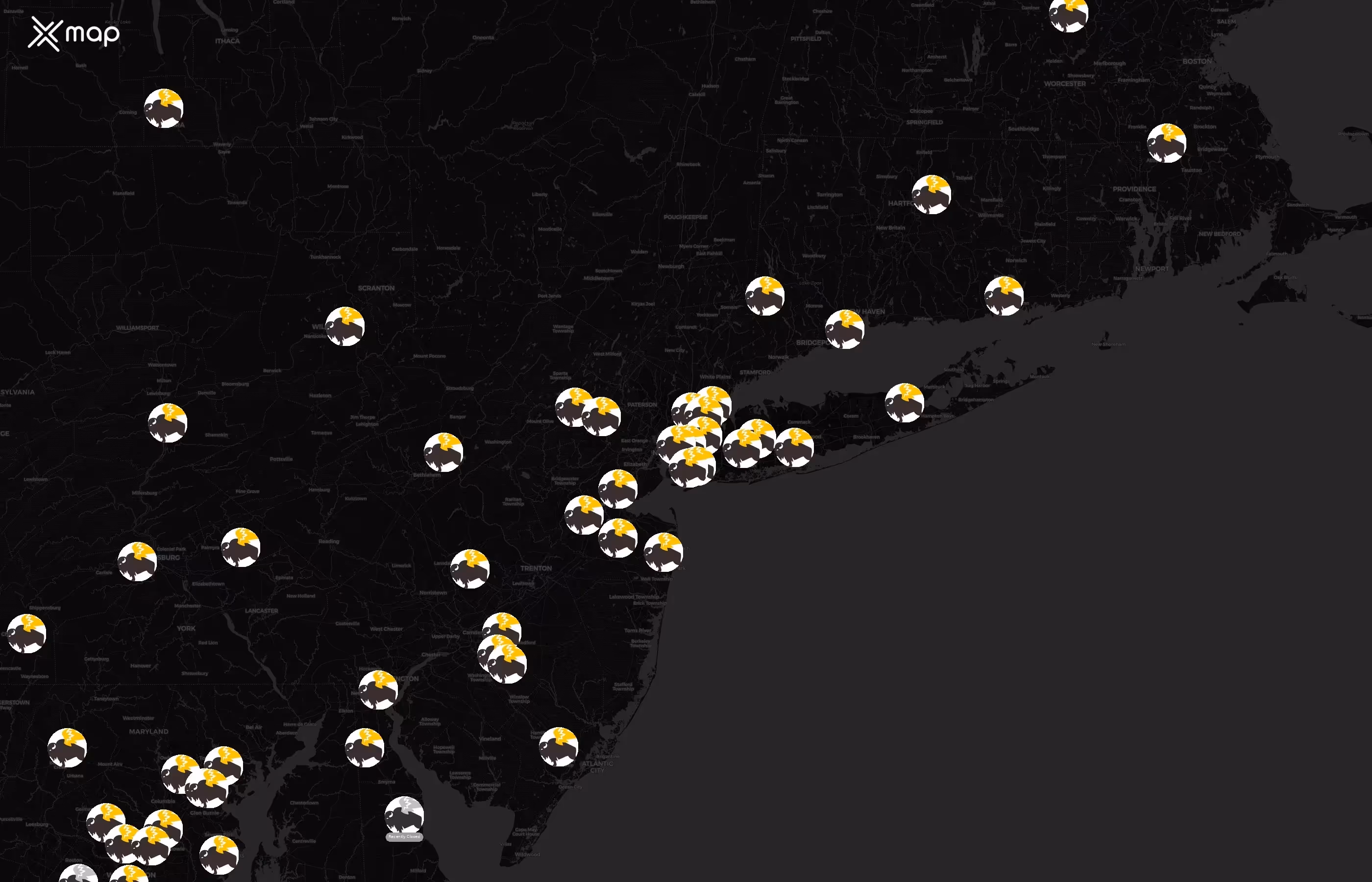 Buffalo Wild Wings city distribution