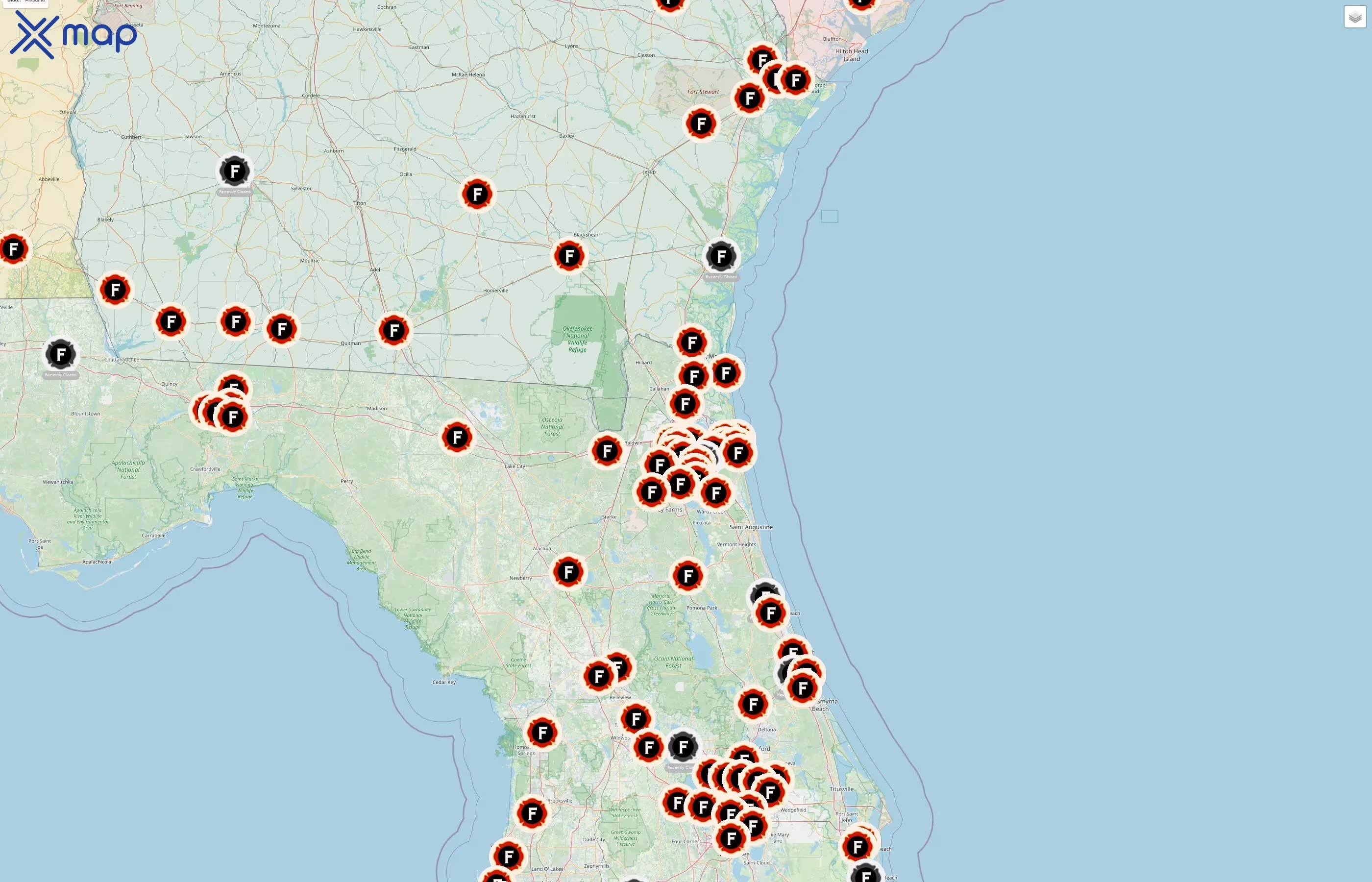Firehouse Subs street hotspots