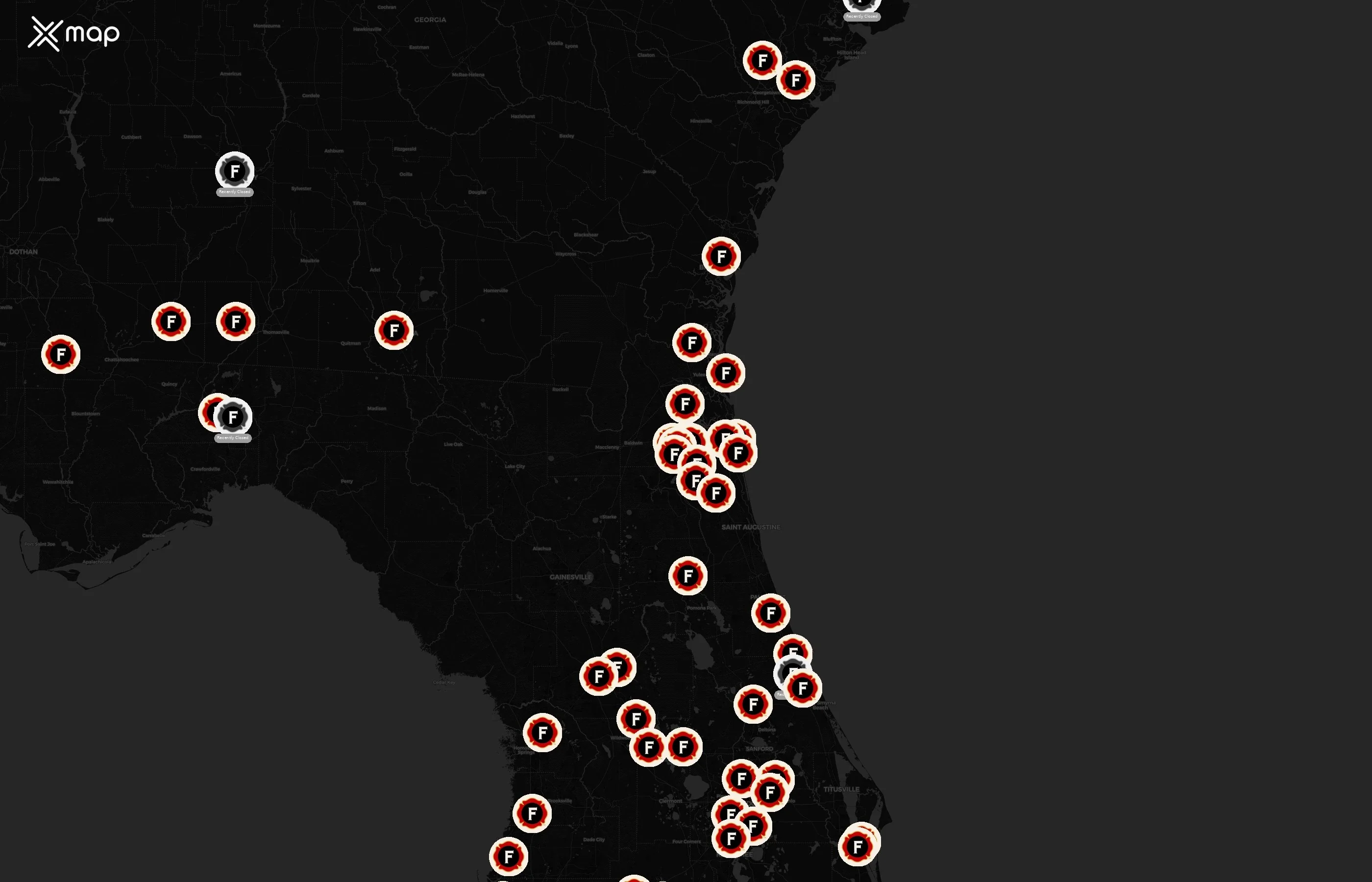 Firehouse Subs city distribution