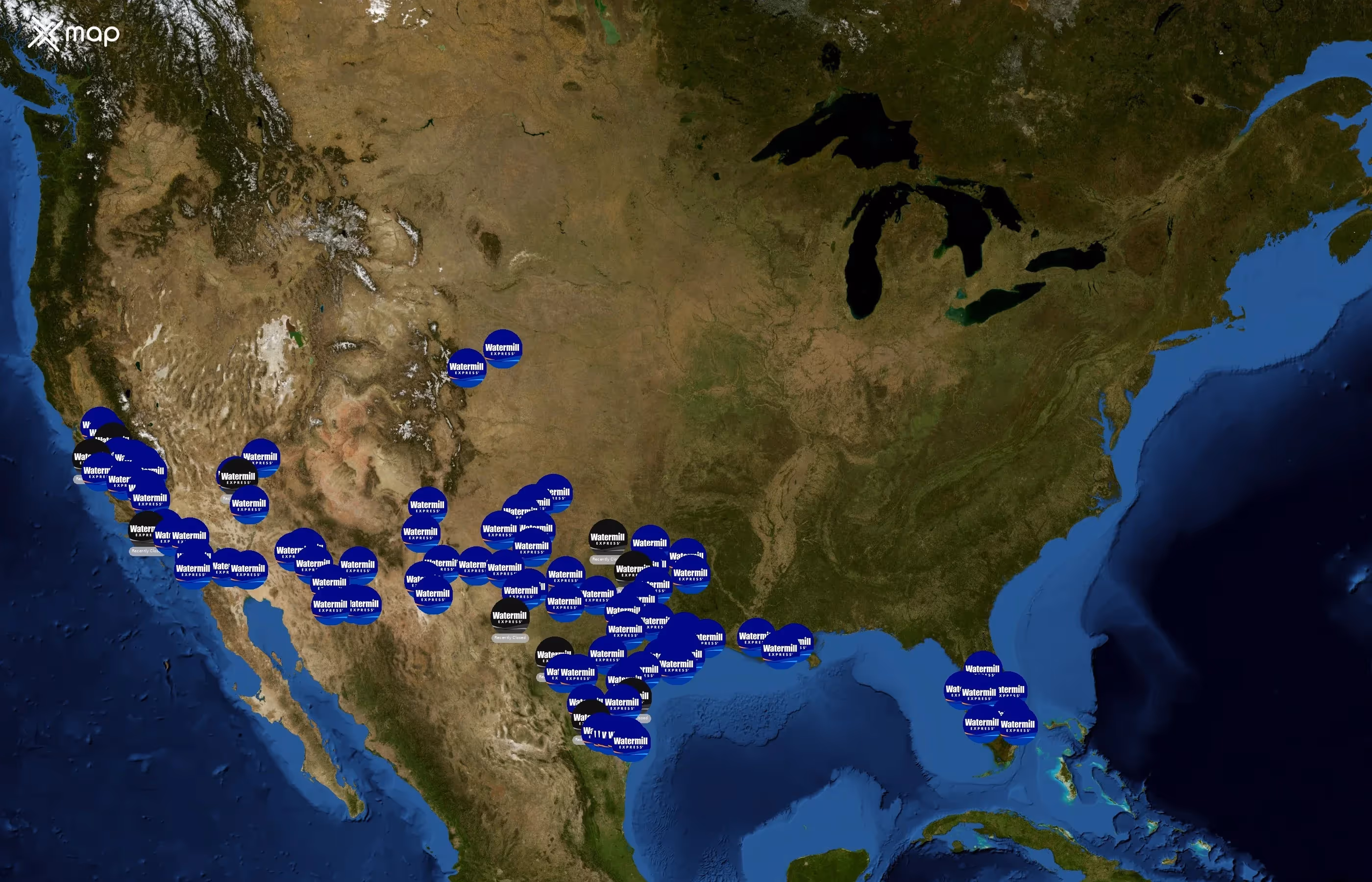 Watermill Express state distribution