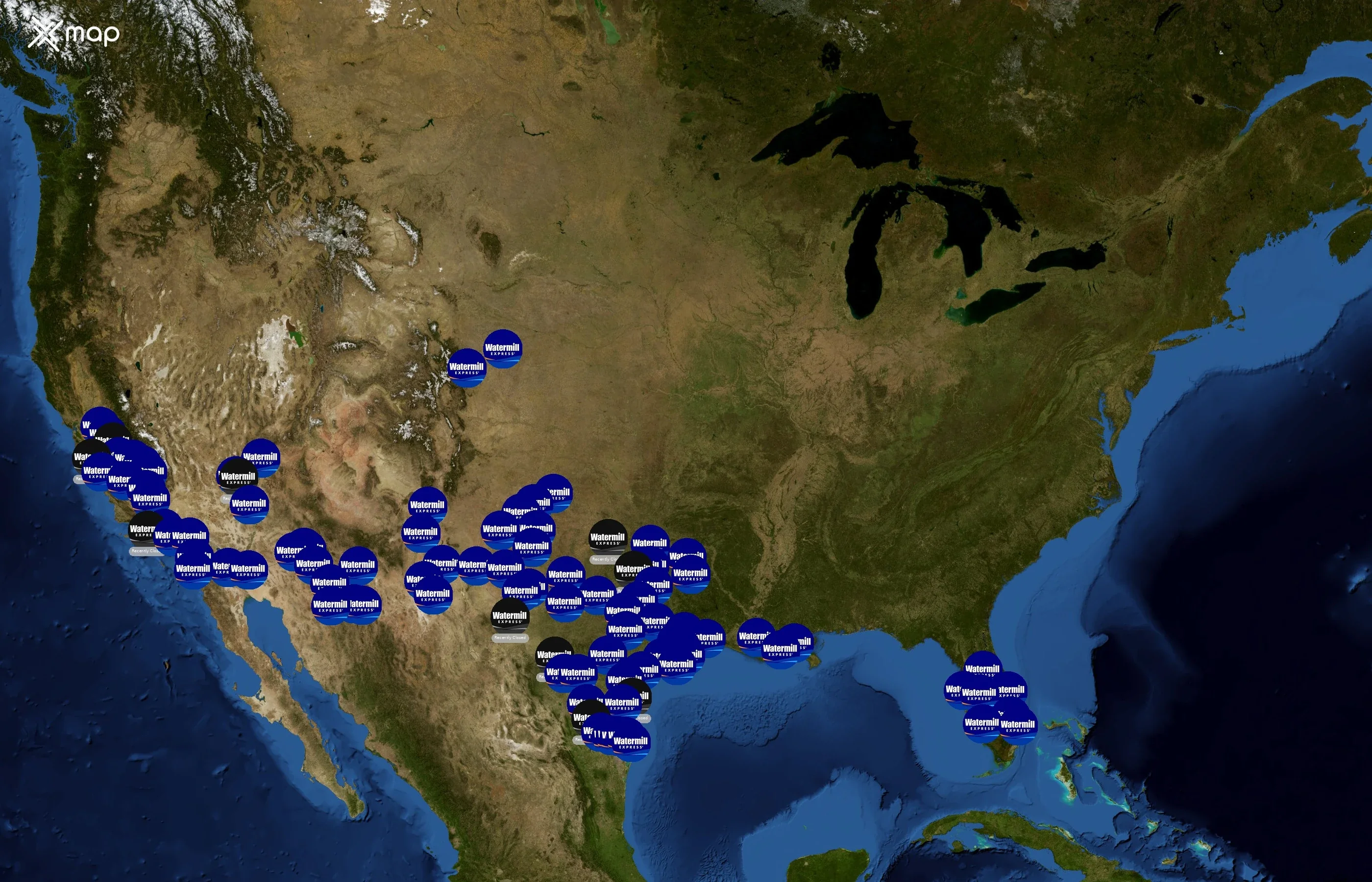 Watermill Express state distribution