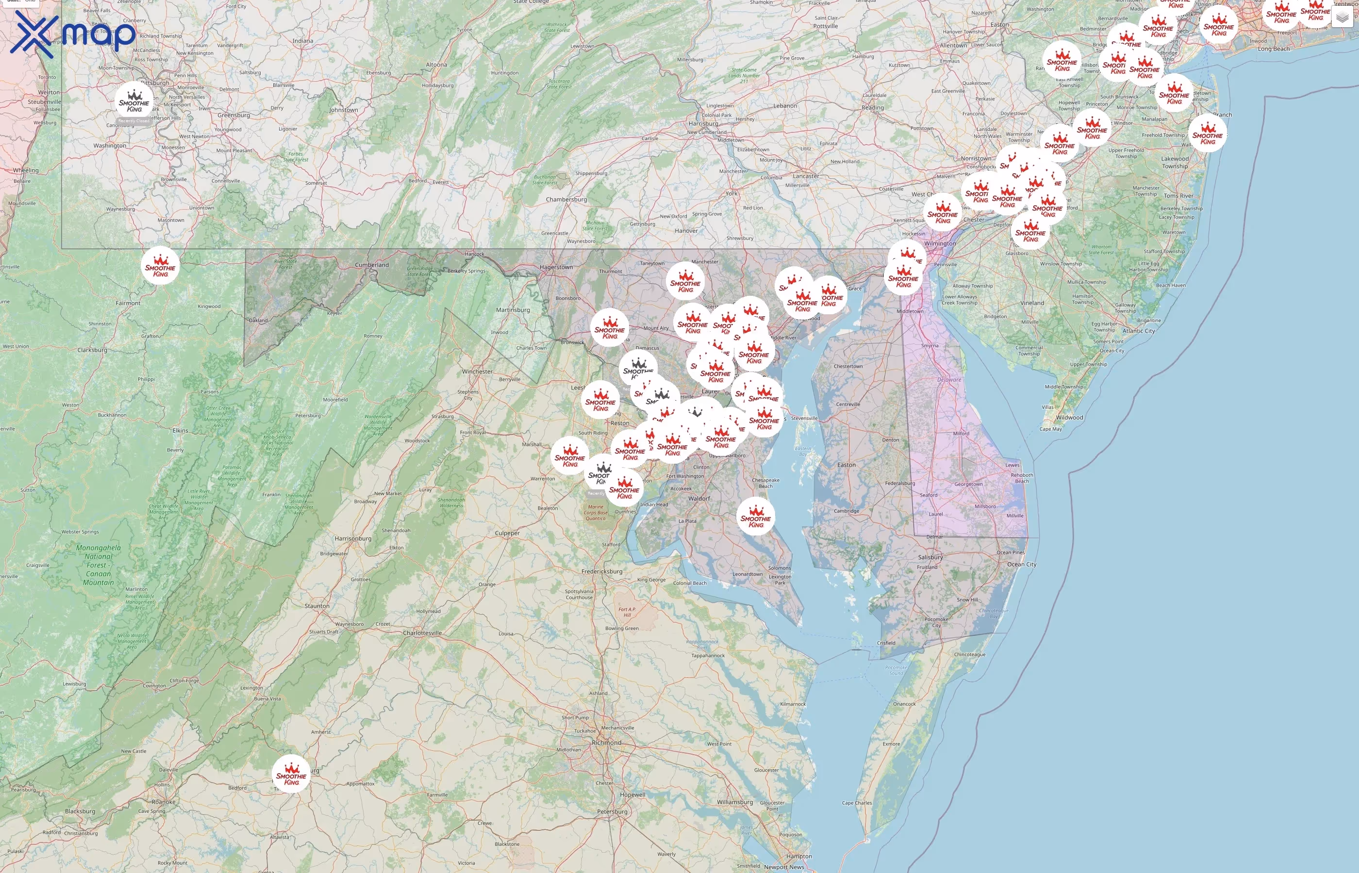 Smoothie King street hotspots