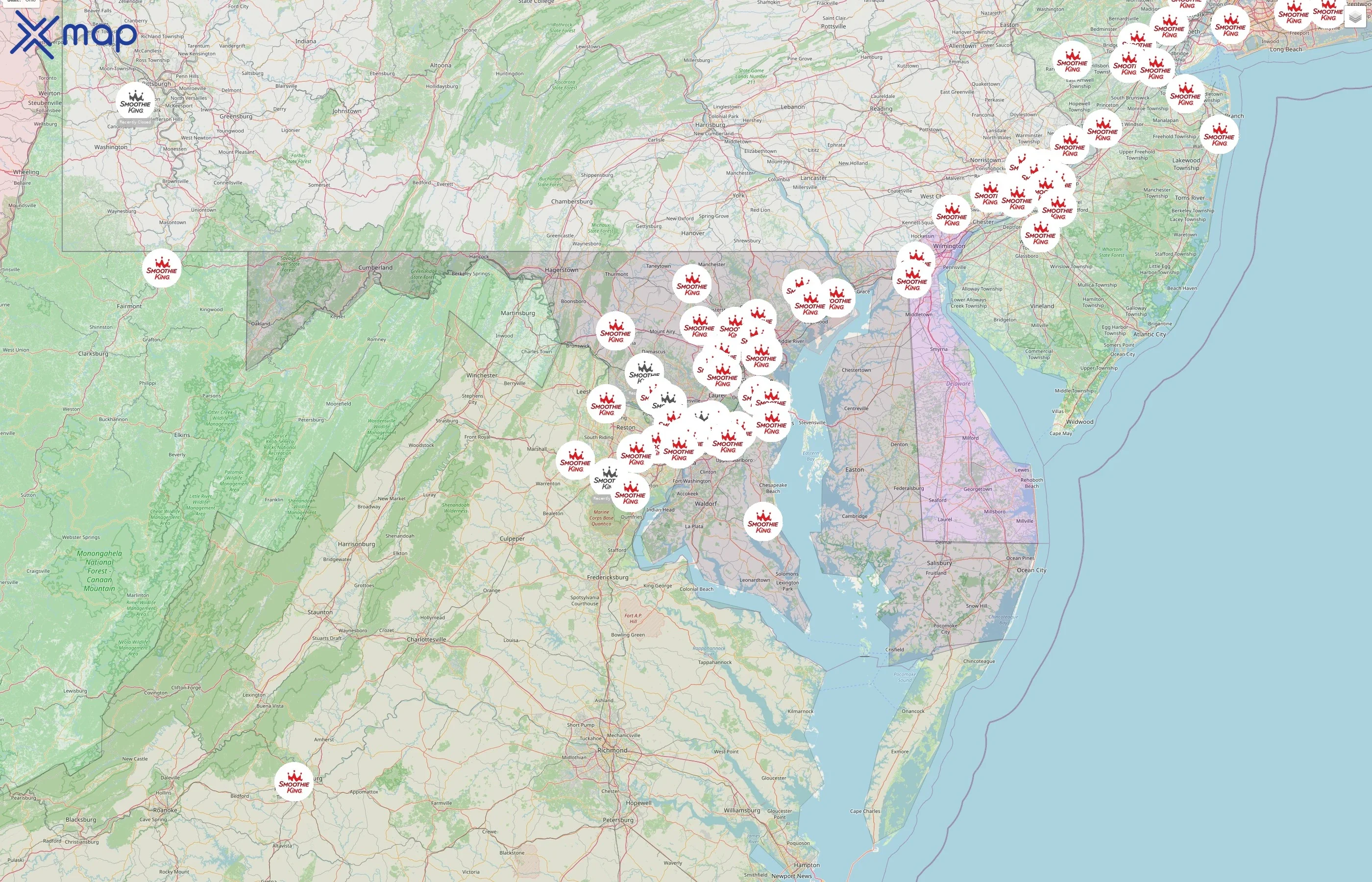 Smoothie King street hotspots