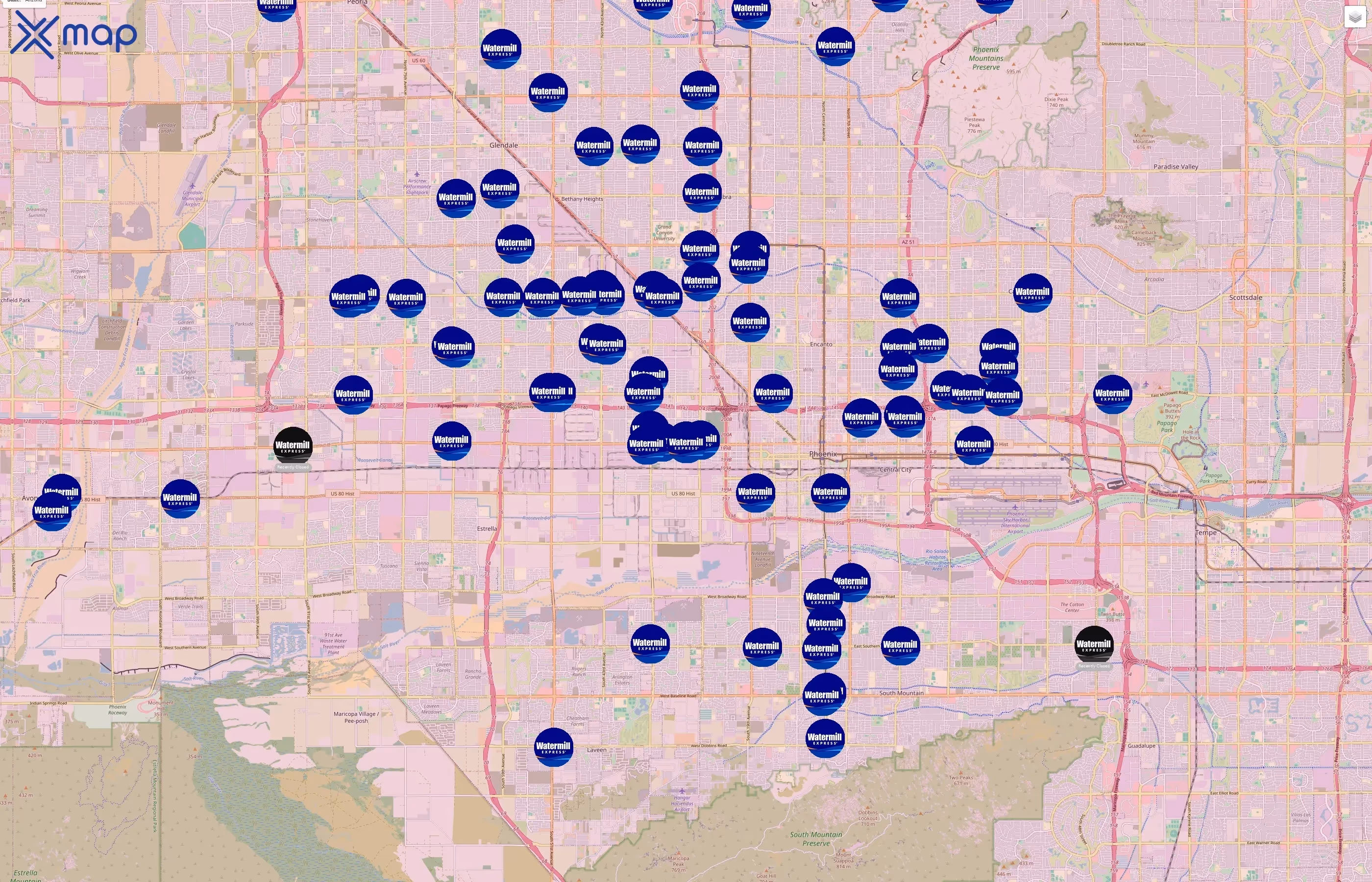 Watermill Express traffic data