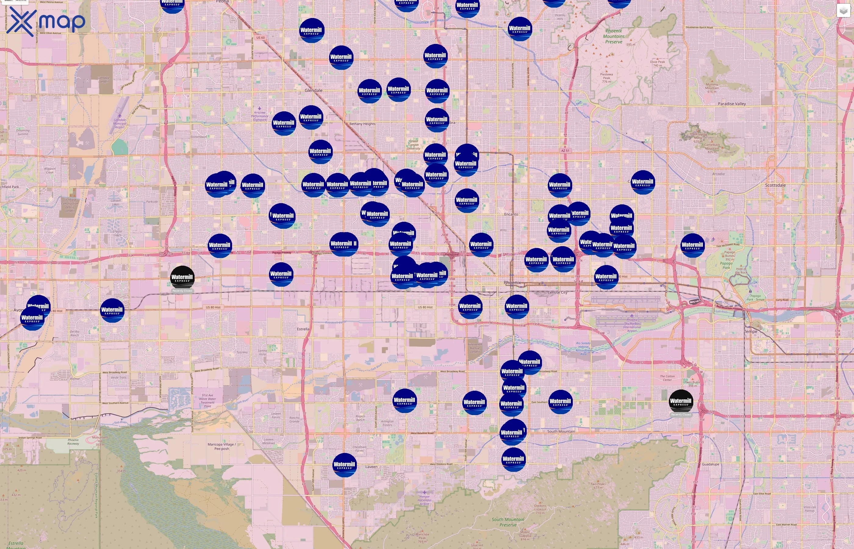 Watermill Express traffic data