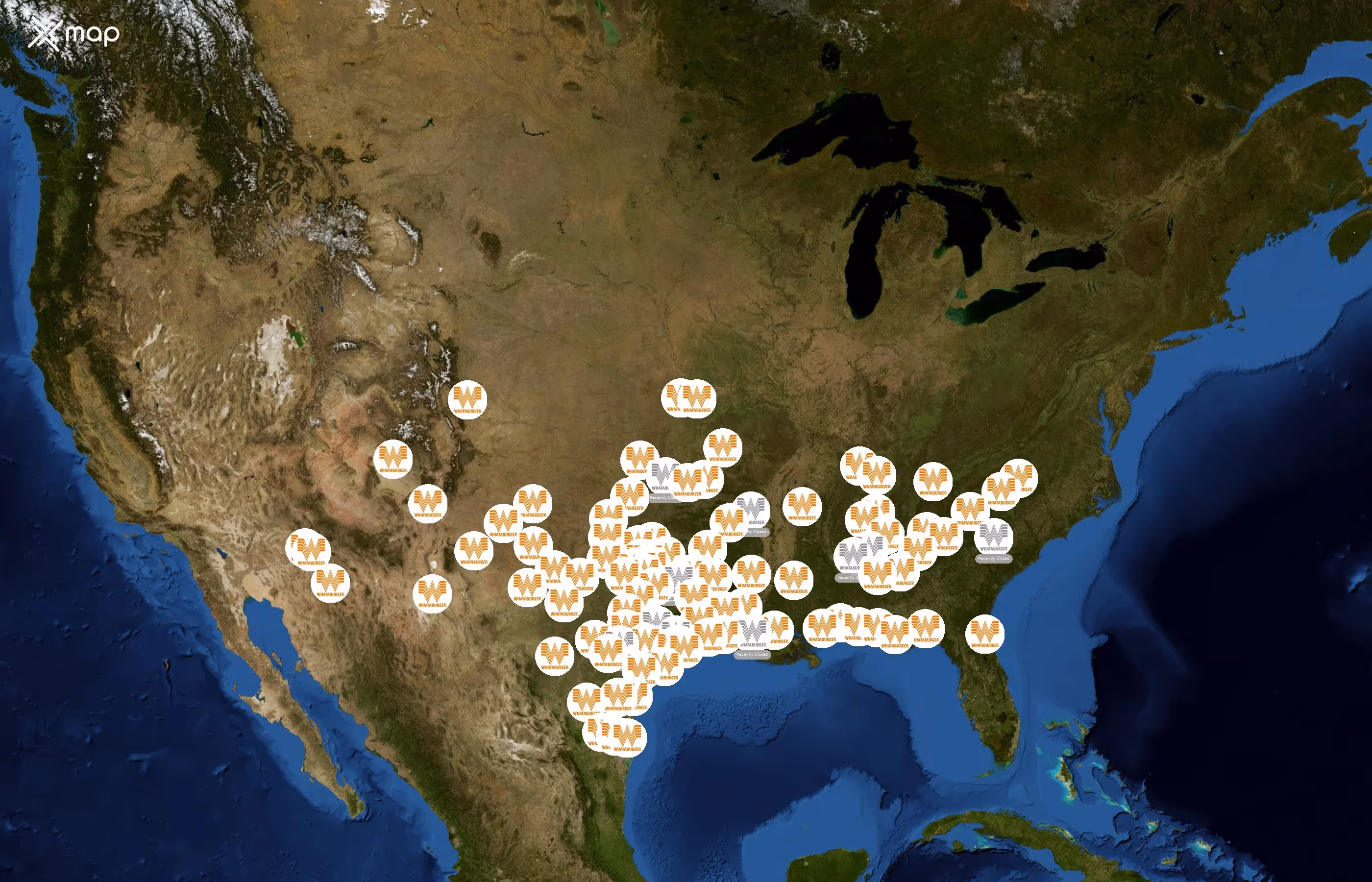 Whataburger state distribution