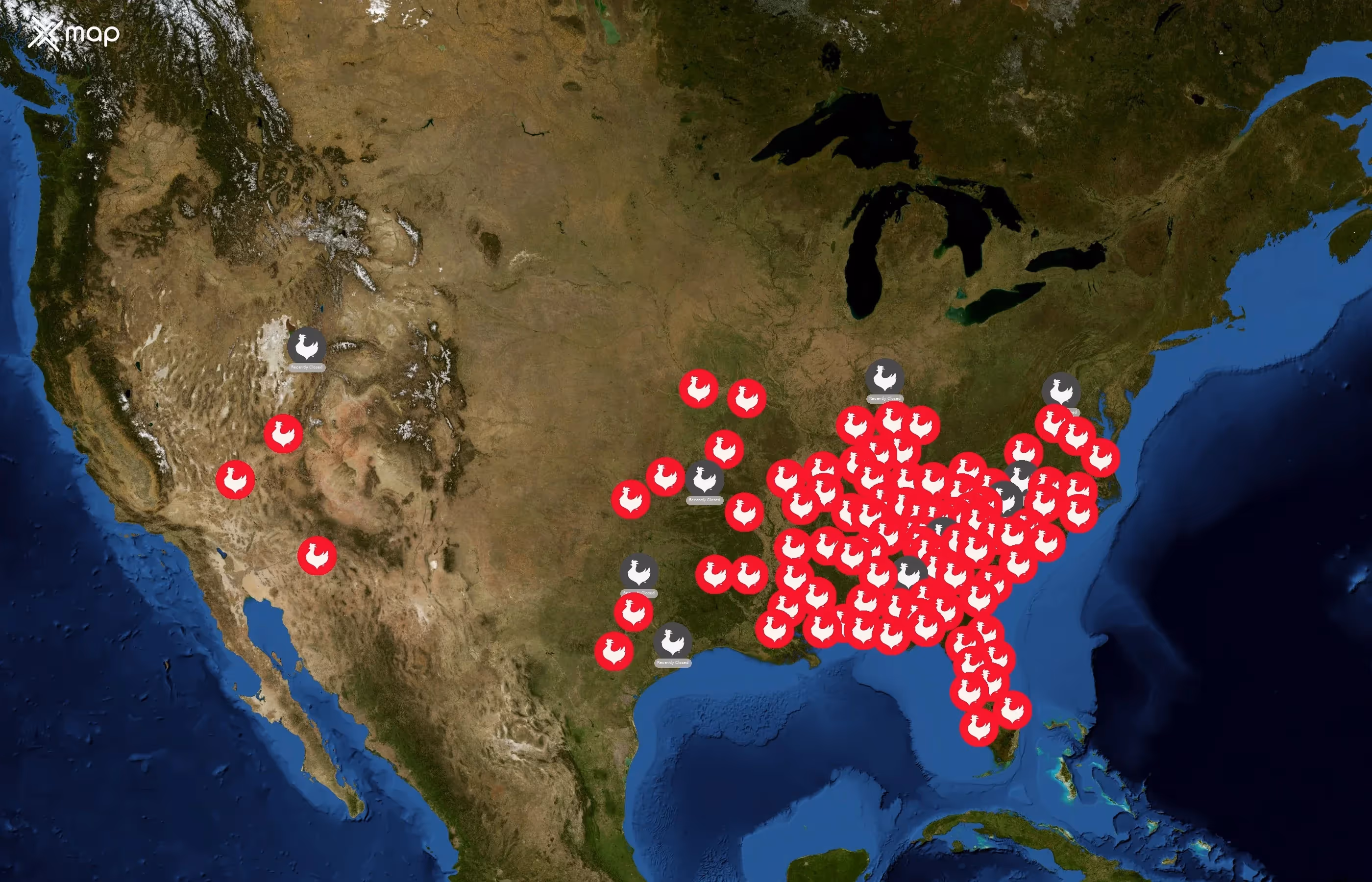 Zaxbys state distribution
