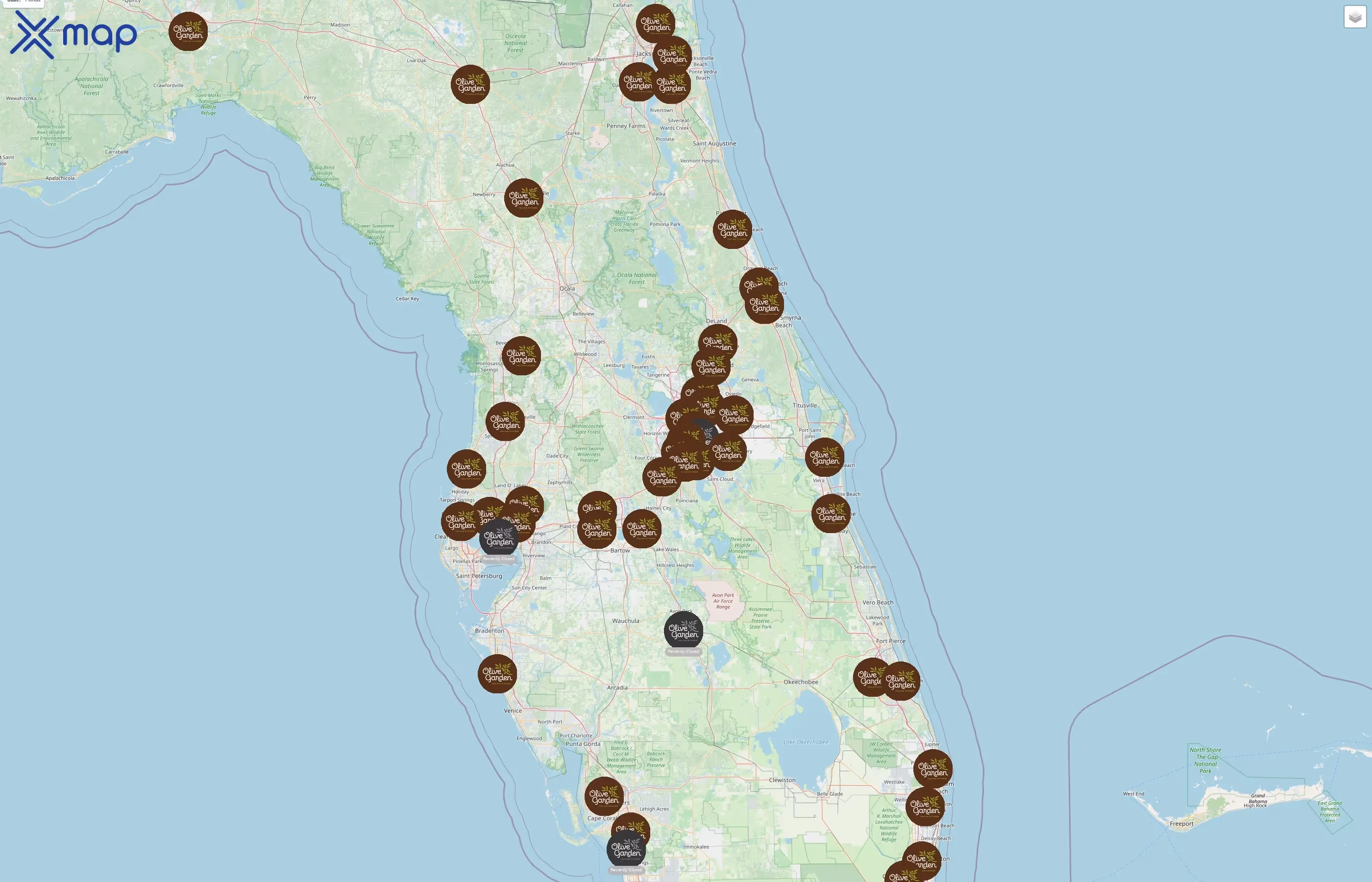 Olive Garden street hotspots