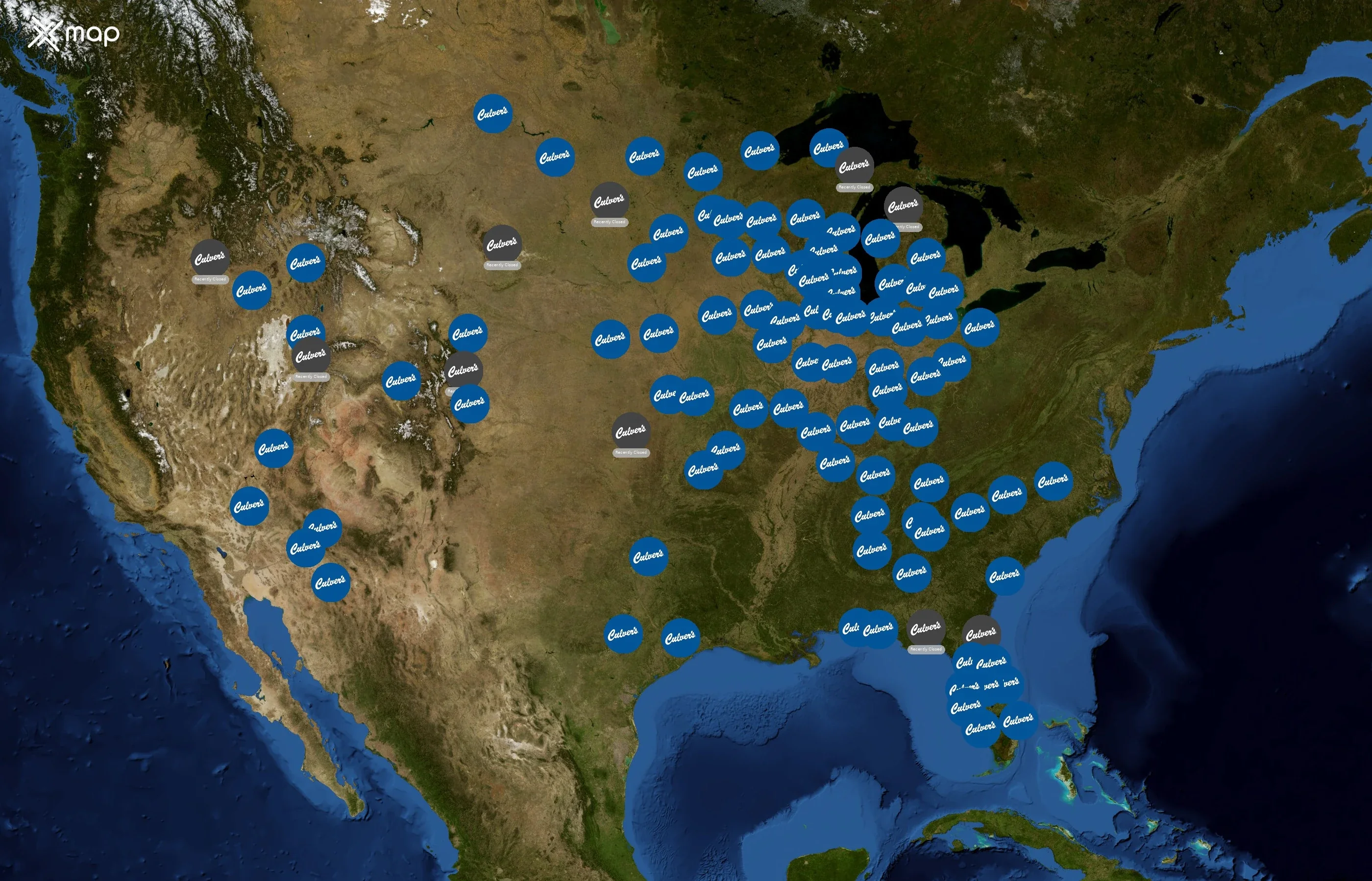 Culver’s state distribution