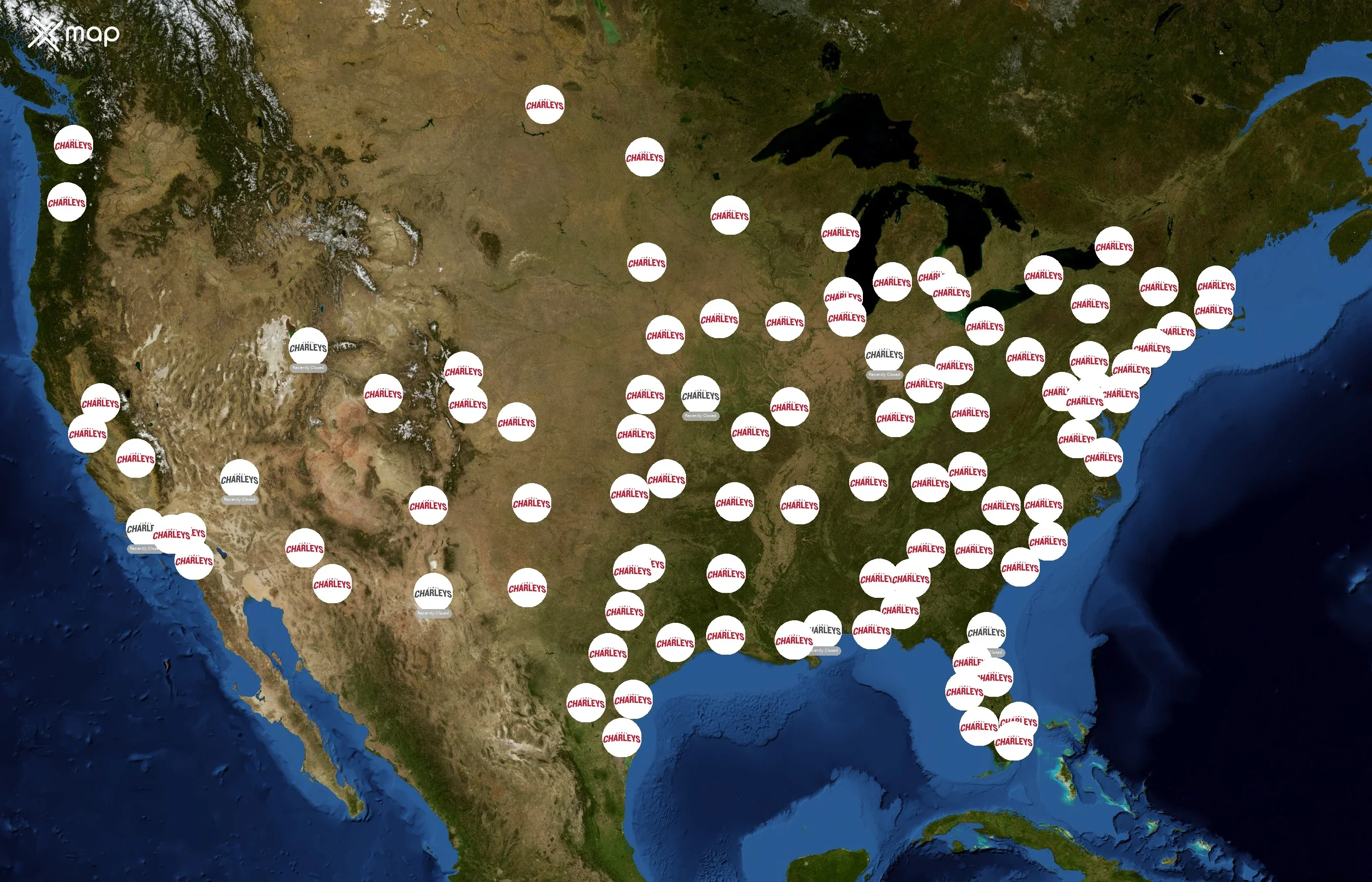 Charleys Philly Steaks state distribution