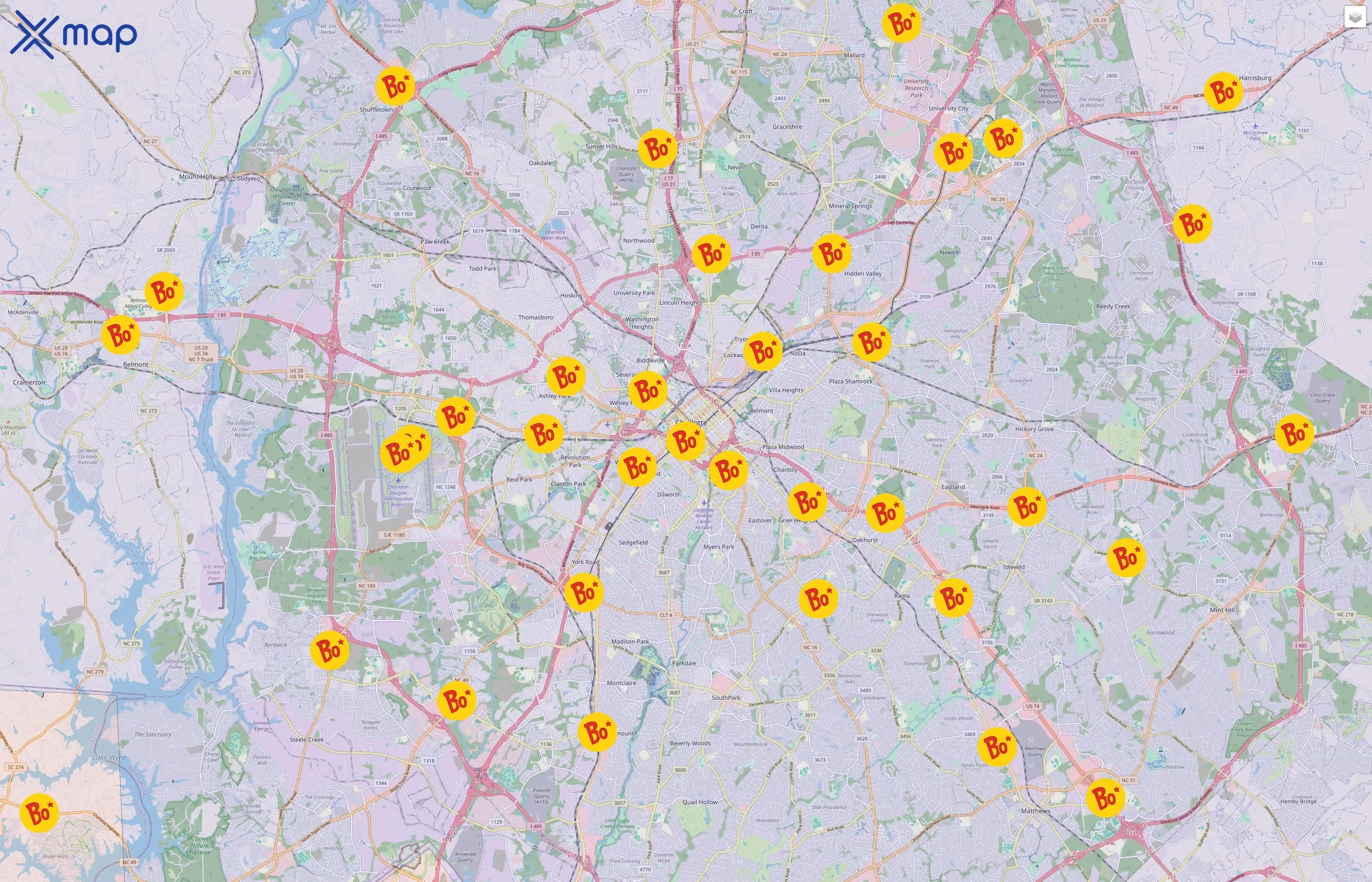 Bojangles traffic data