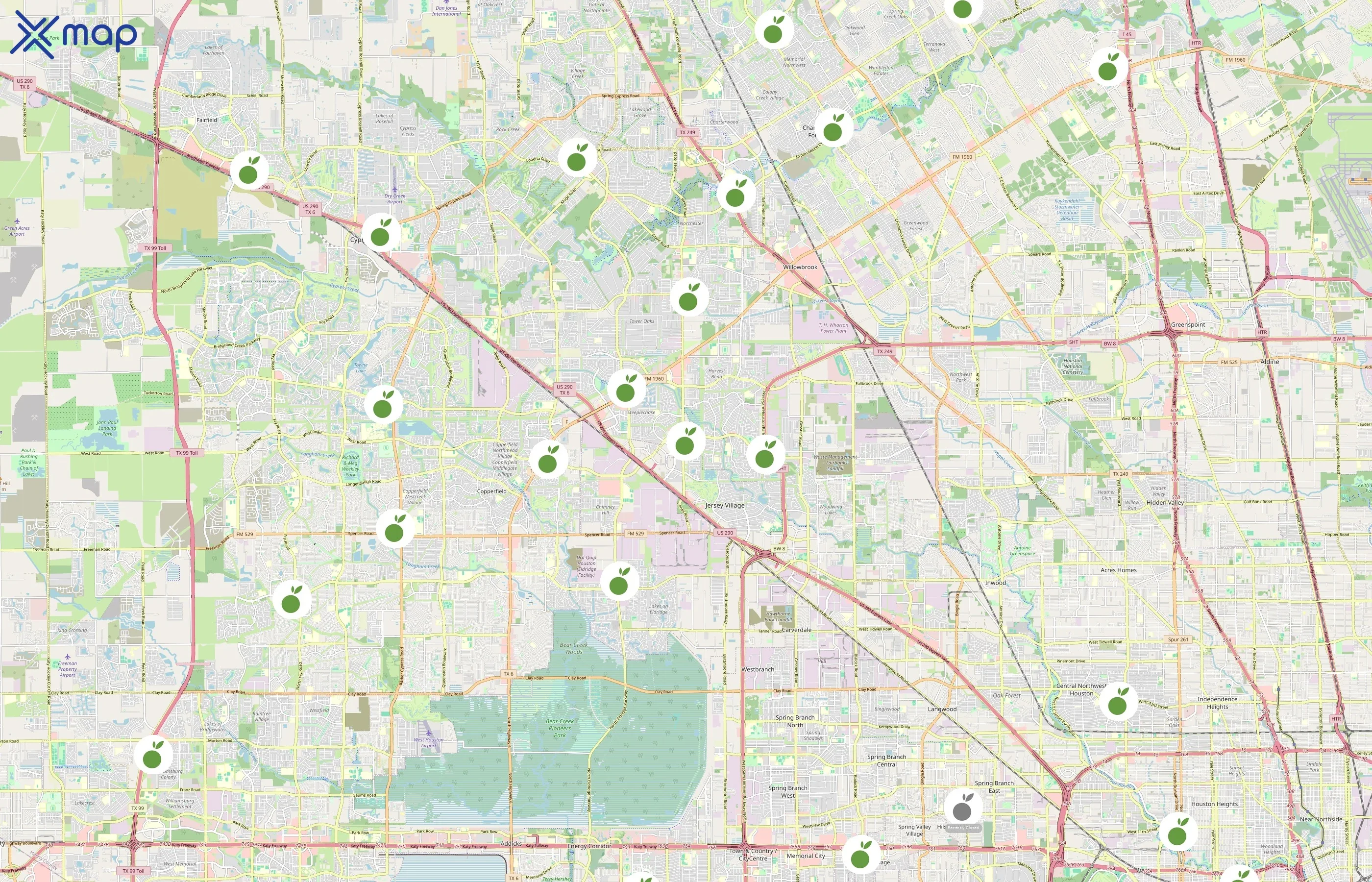 SNOWFOX area coverage