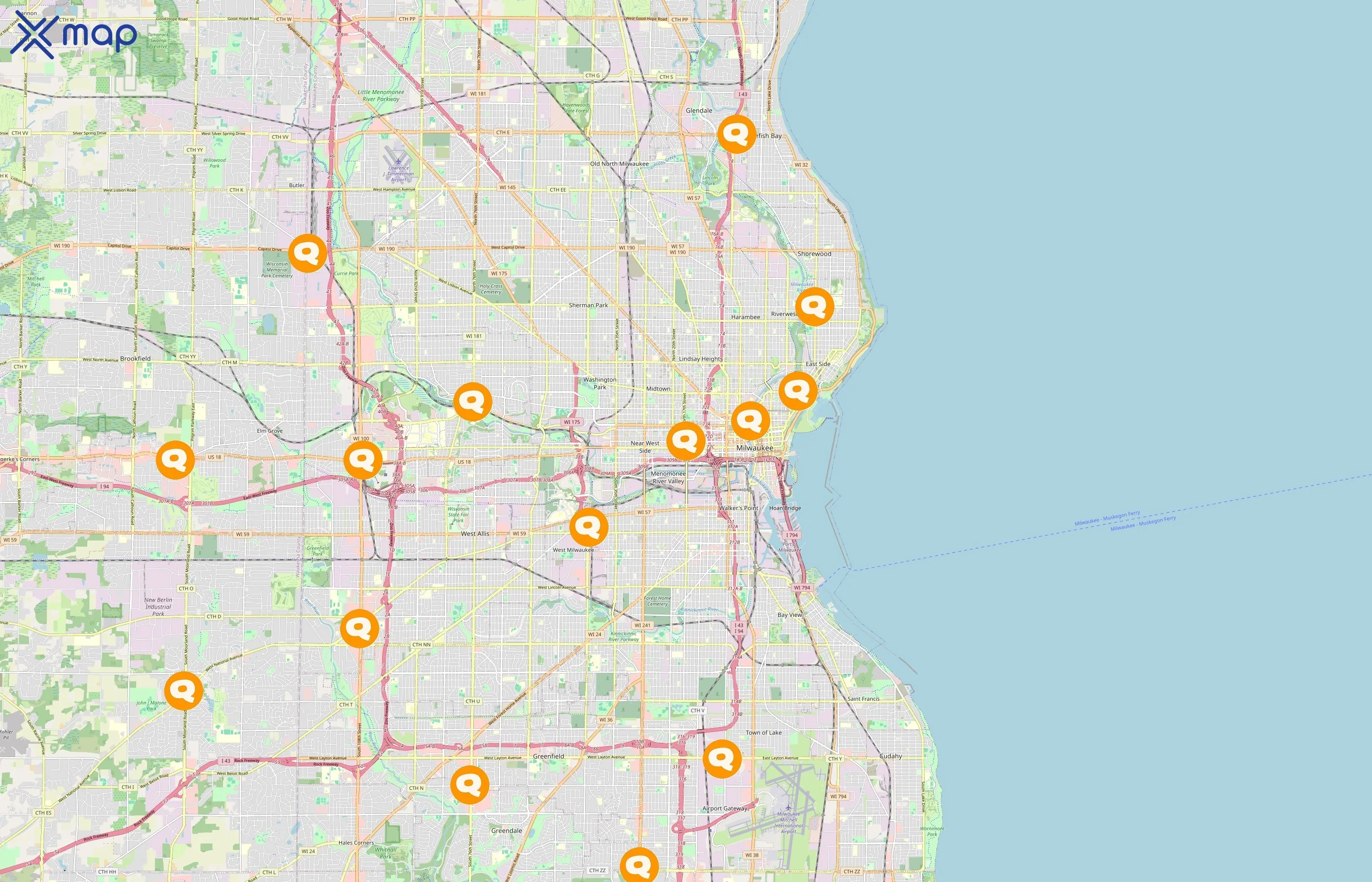 QDOBA Mexican Eats area coverage