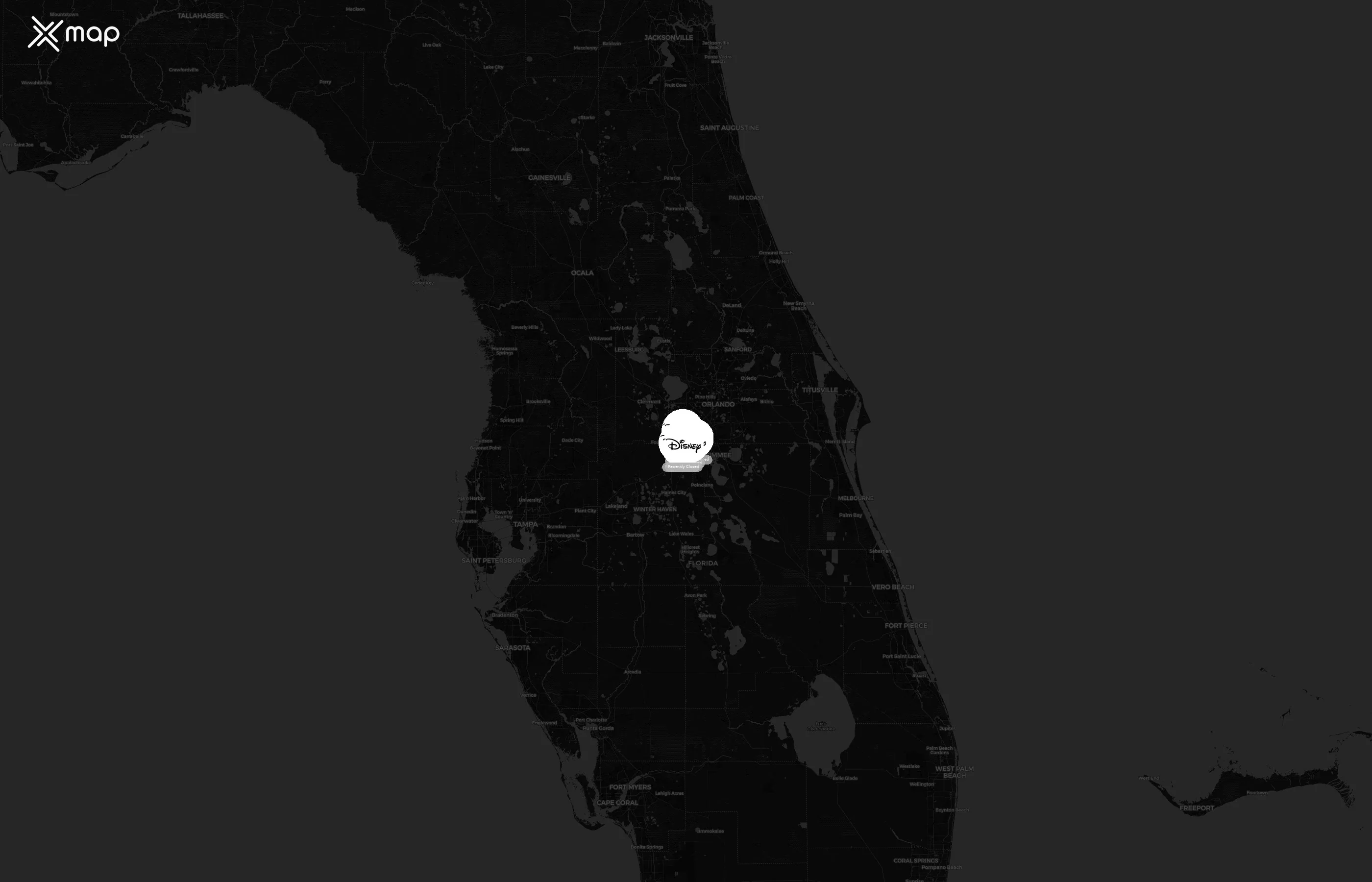 Walt Disney World Resort city distribution