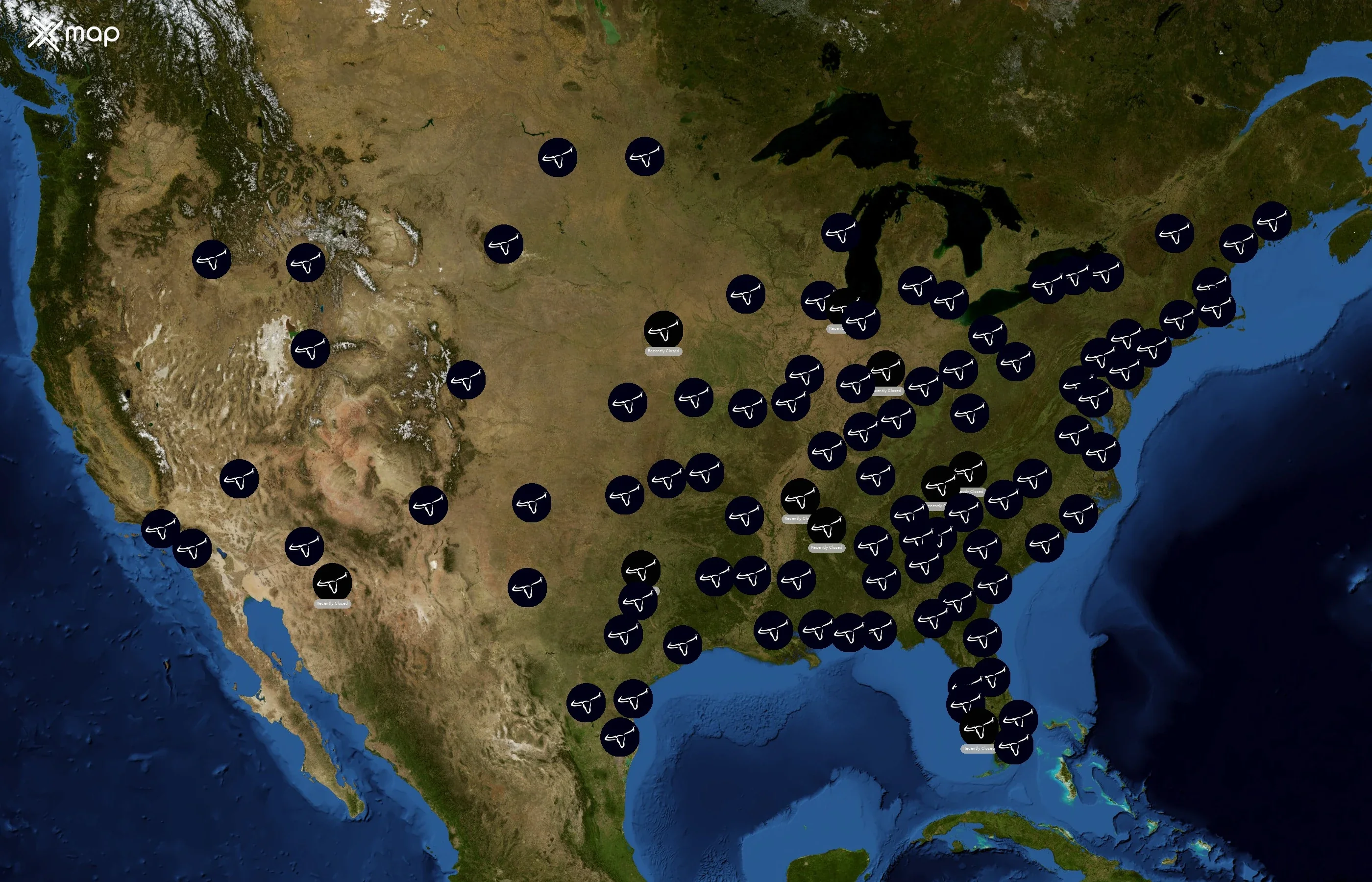 LongHorn Steakhouse state distribution
