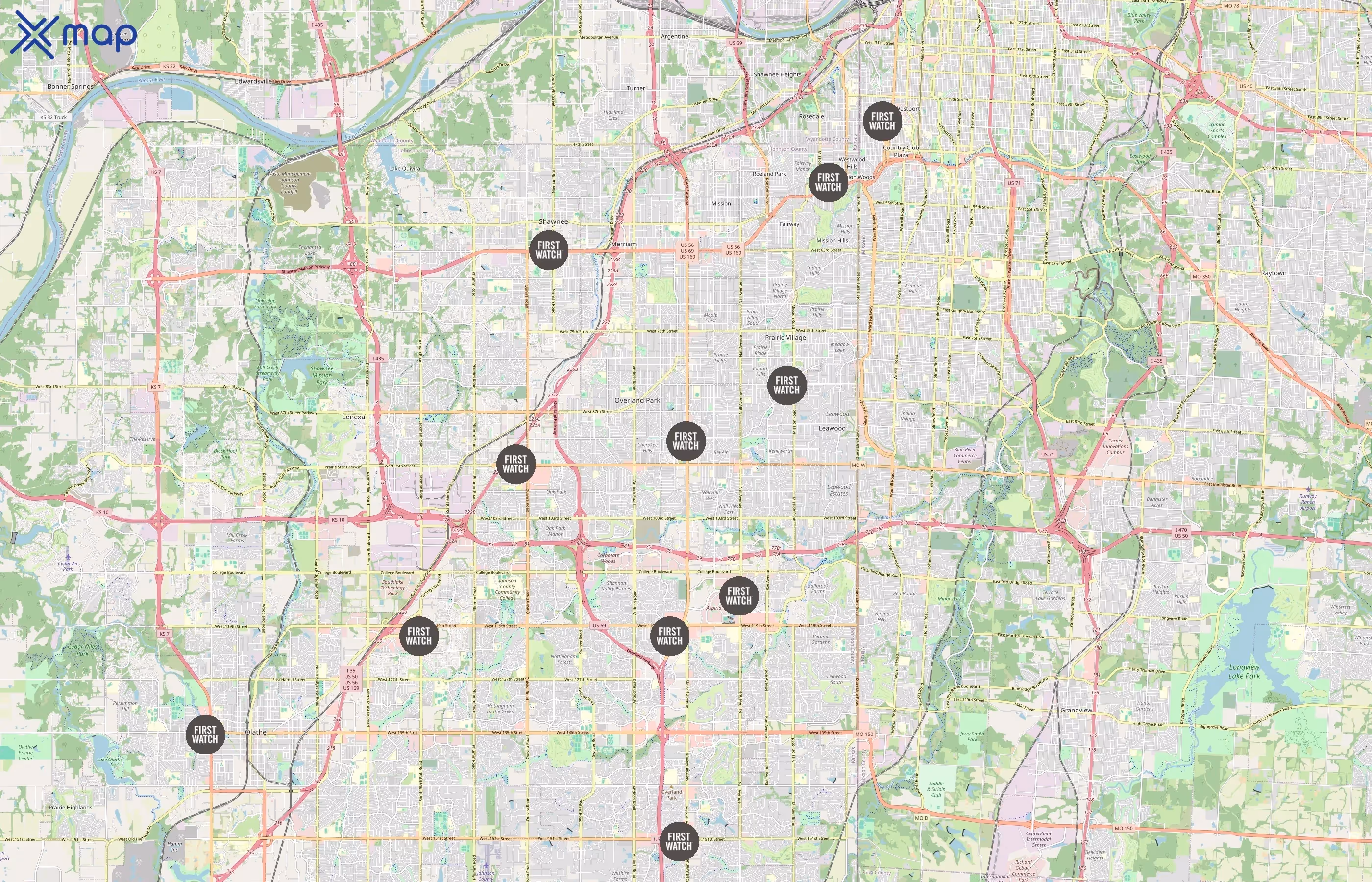 First Watch area coverage