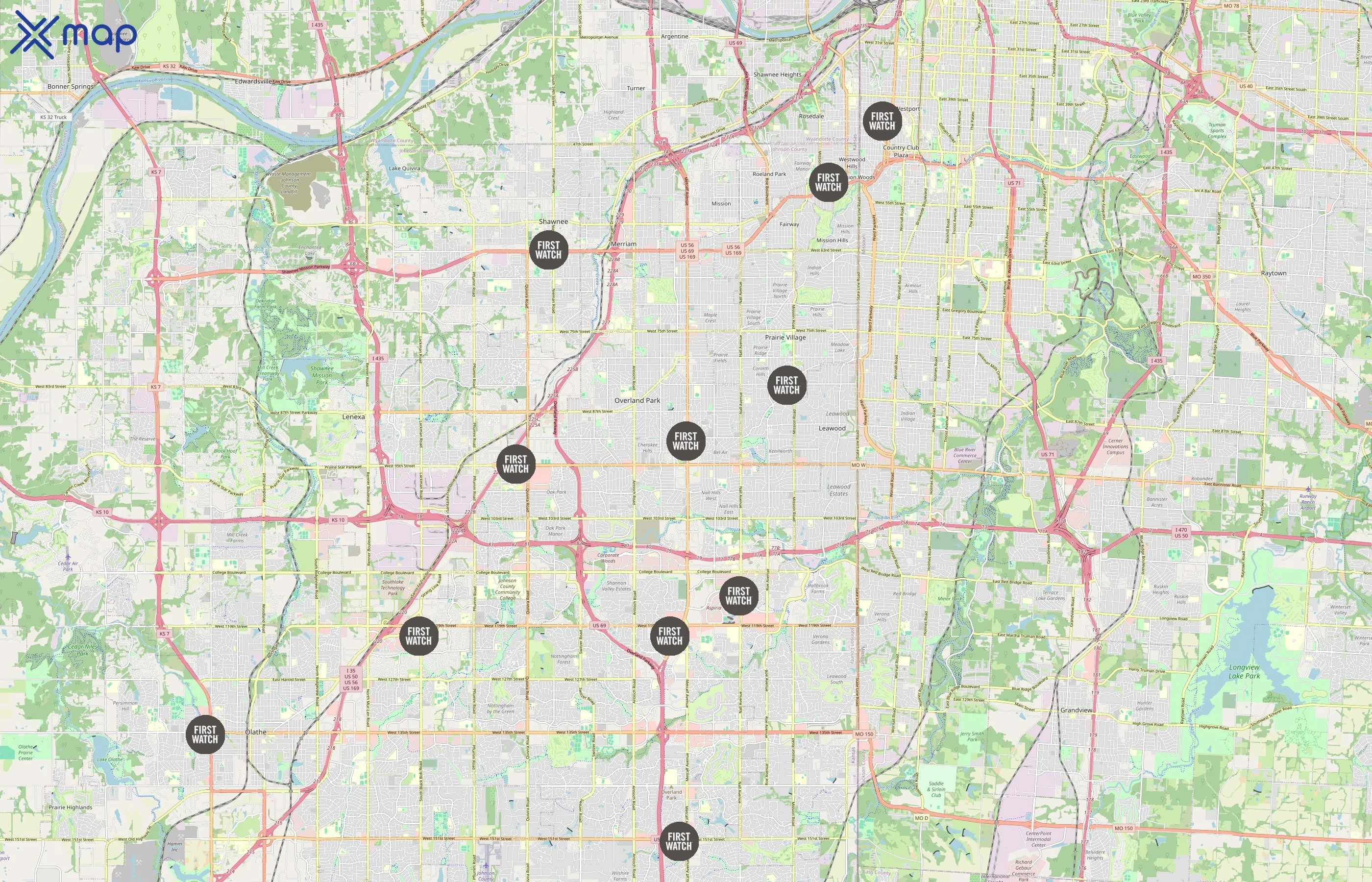 First Watch area coverage