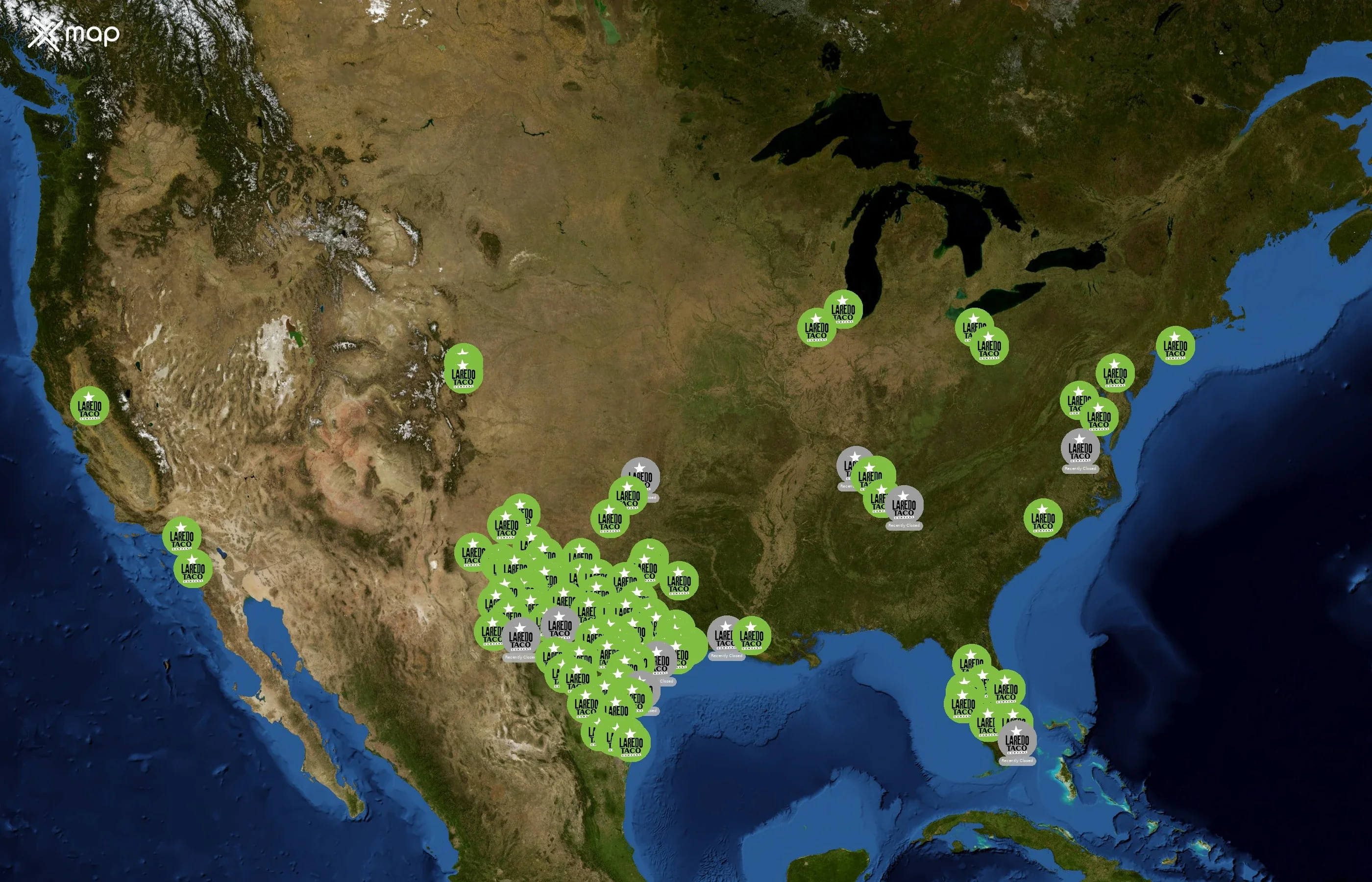 Laredo Taco Company state distribution