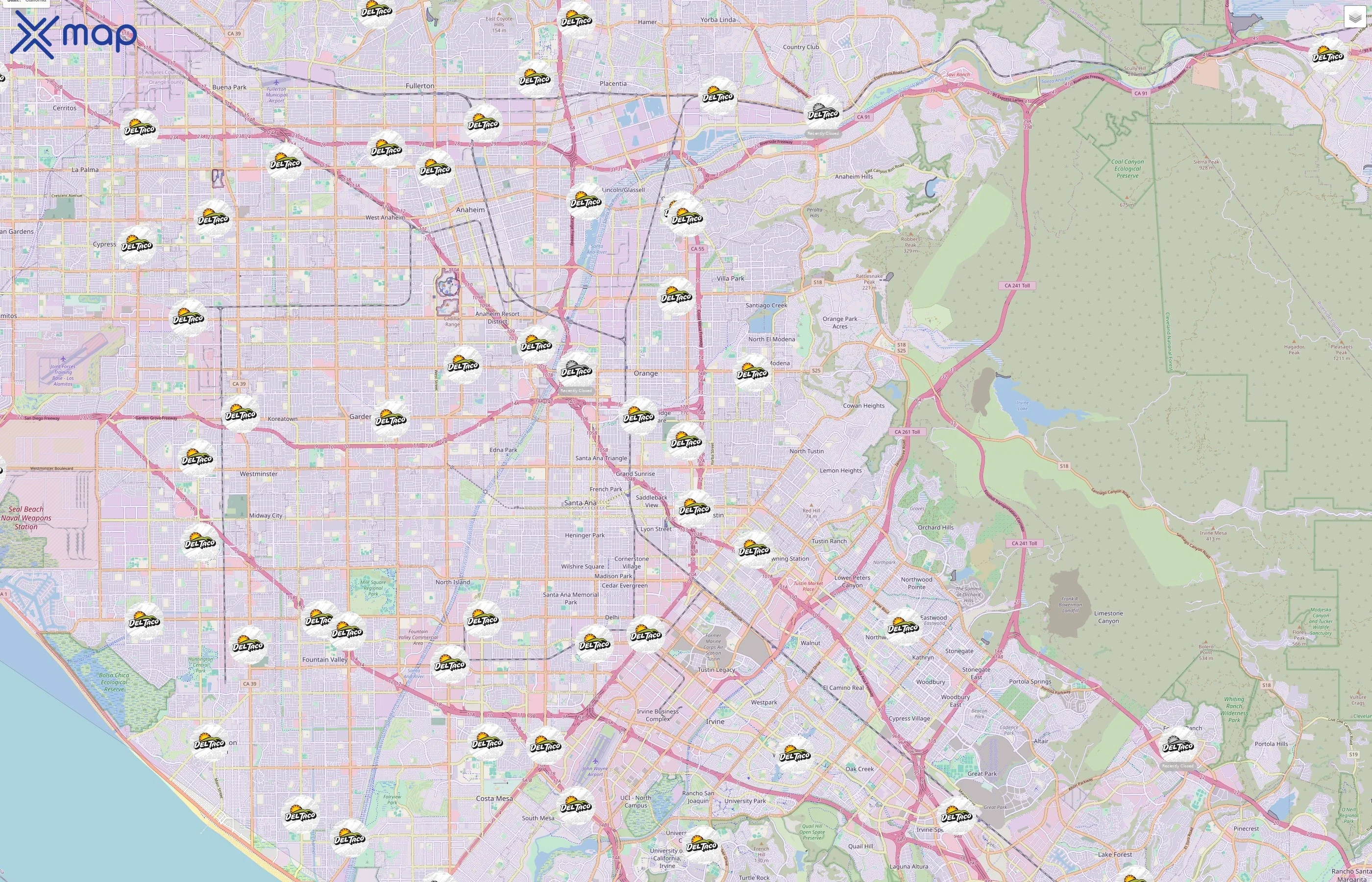 Del Taco traffic data