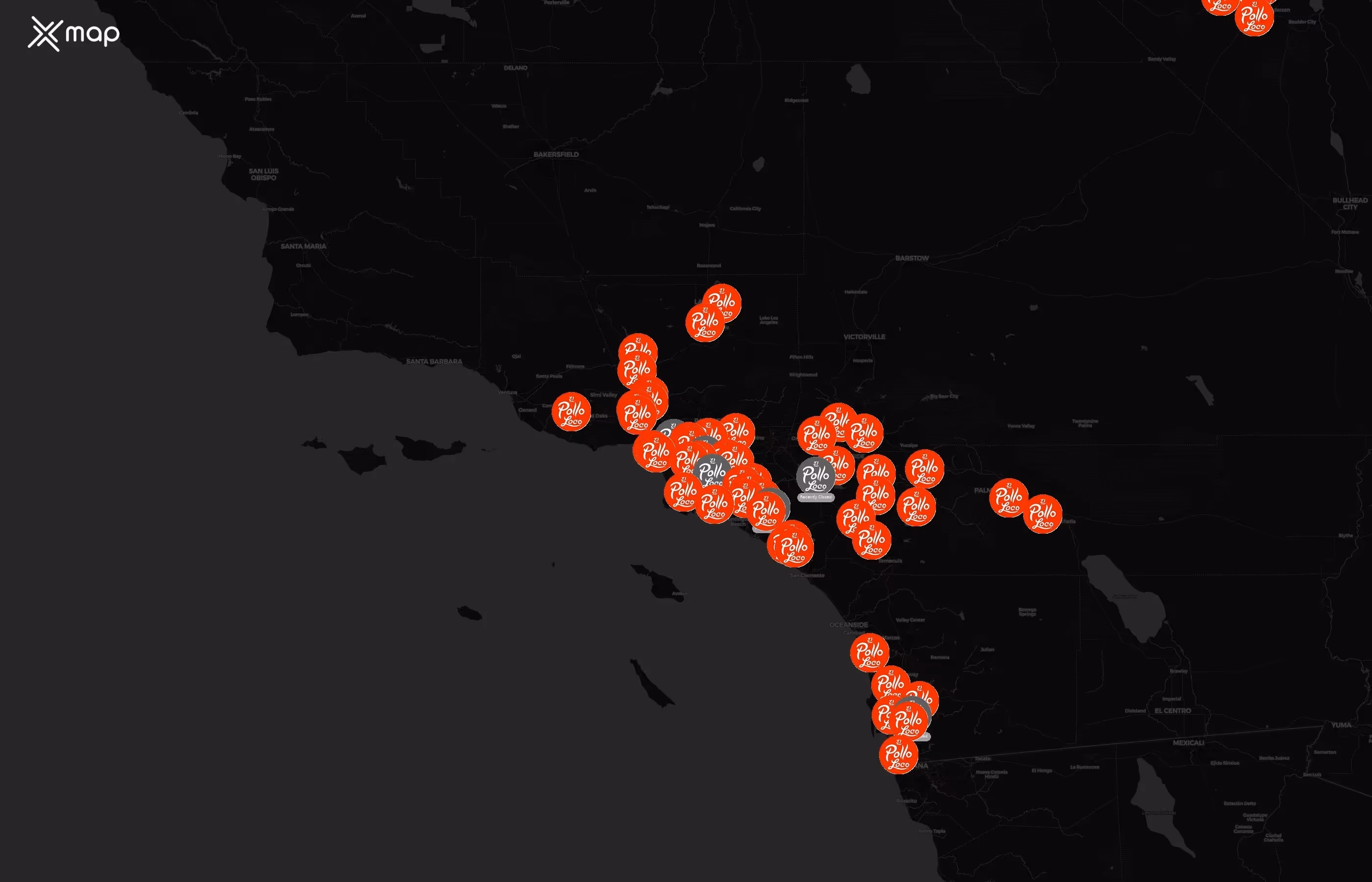 El Pollo Loco city distribution