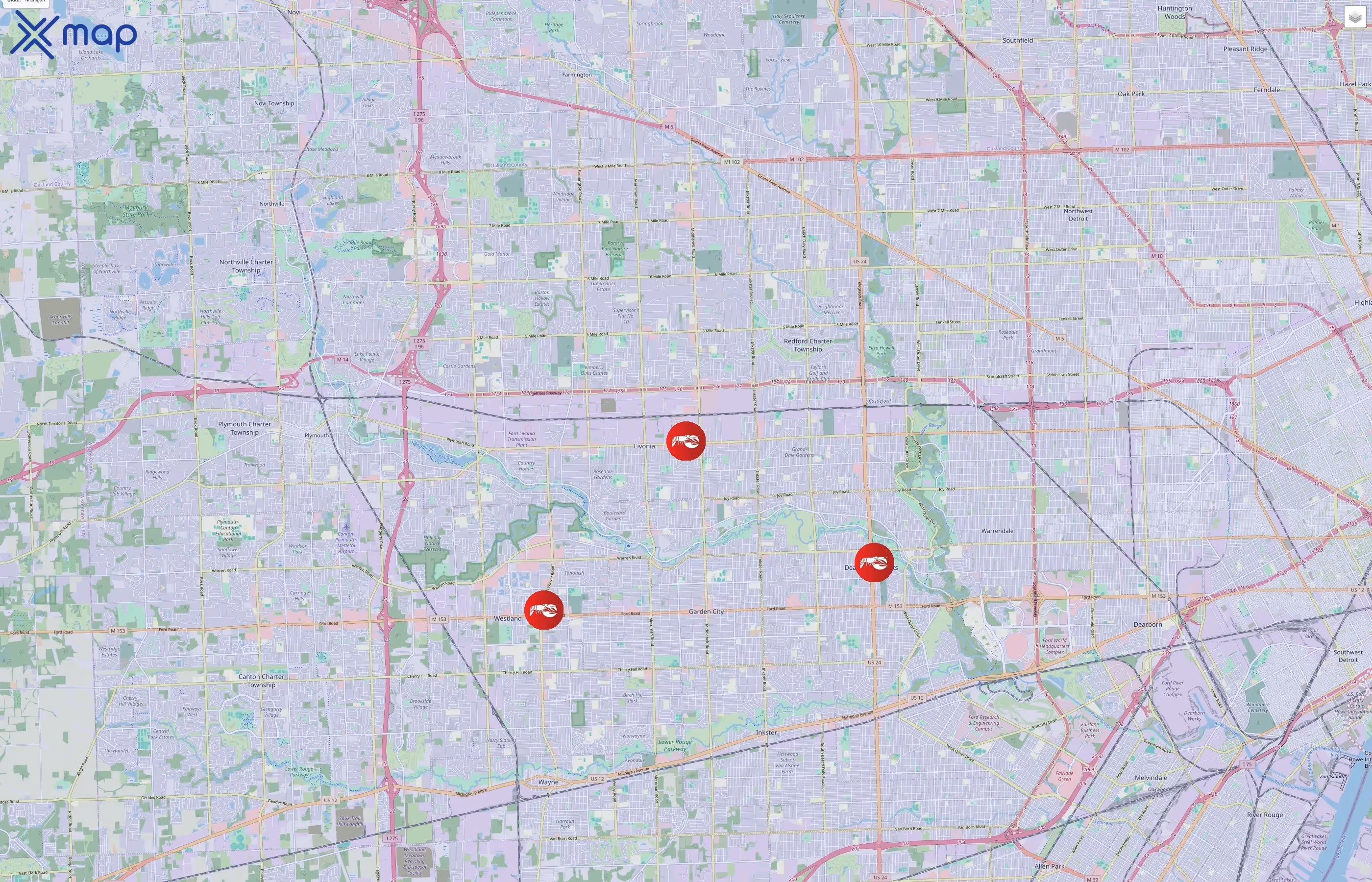 Red Lobster traffic data