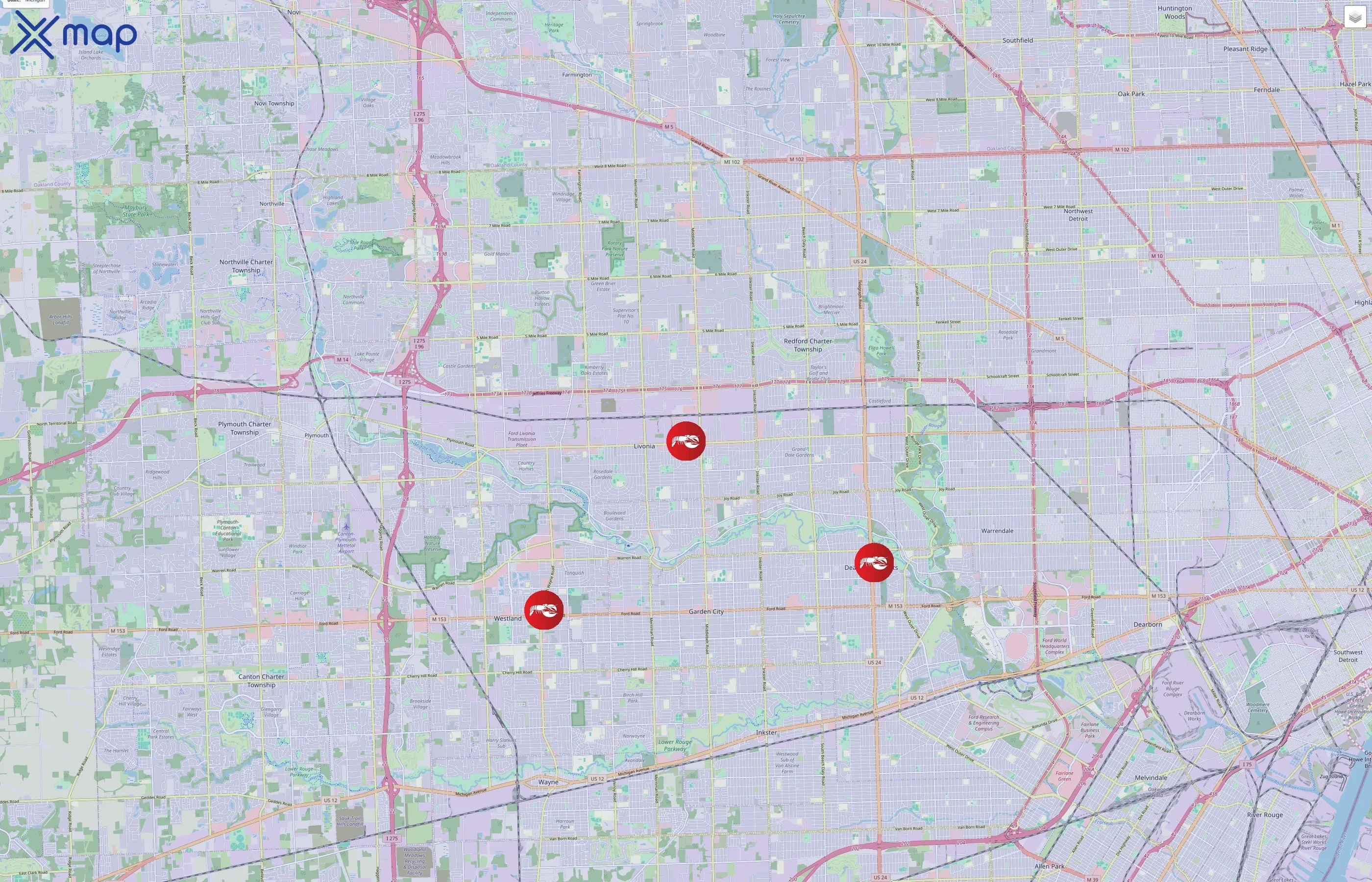 Red Lobster traffic data