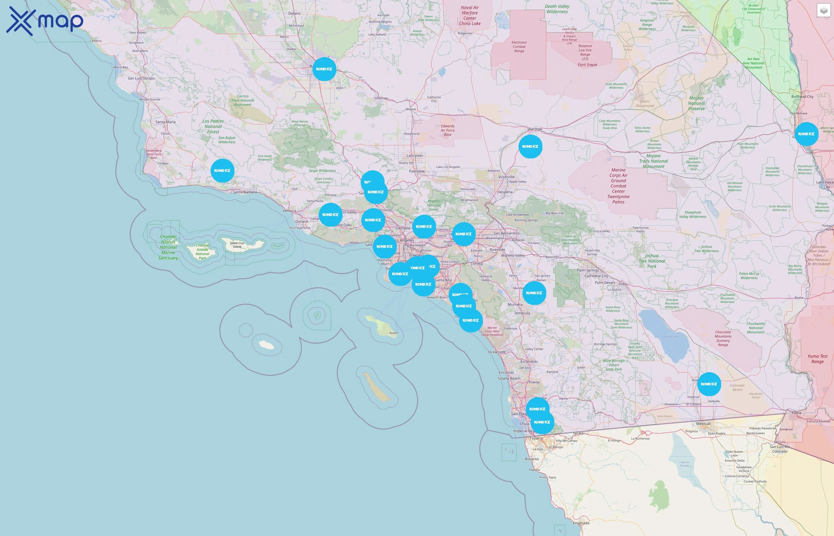 Kona Ice street hotspots