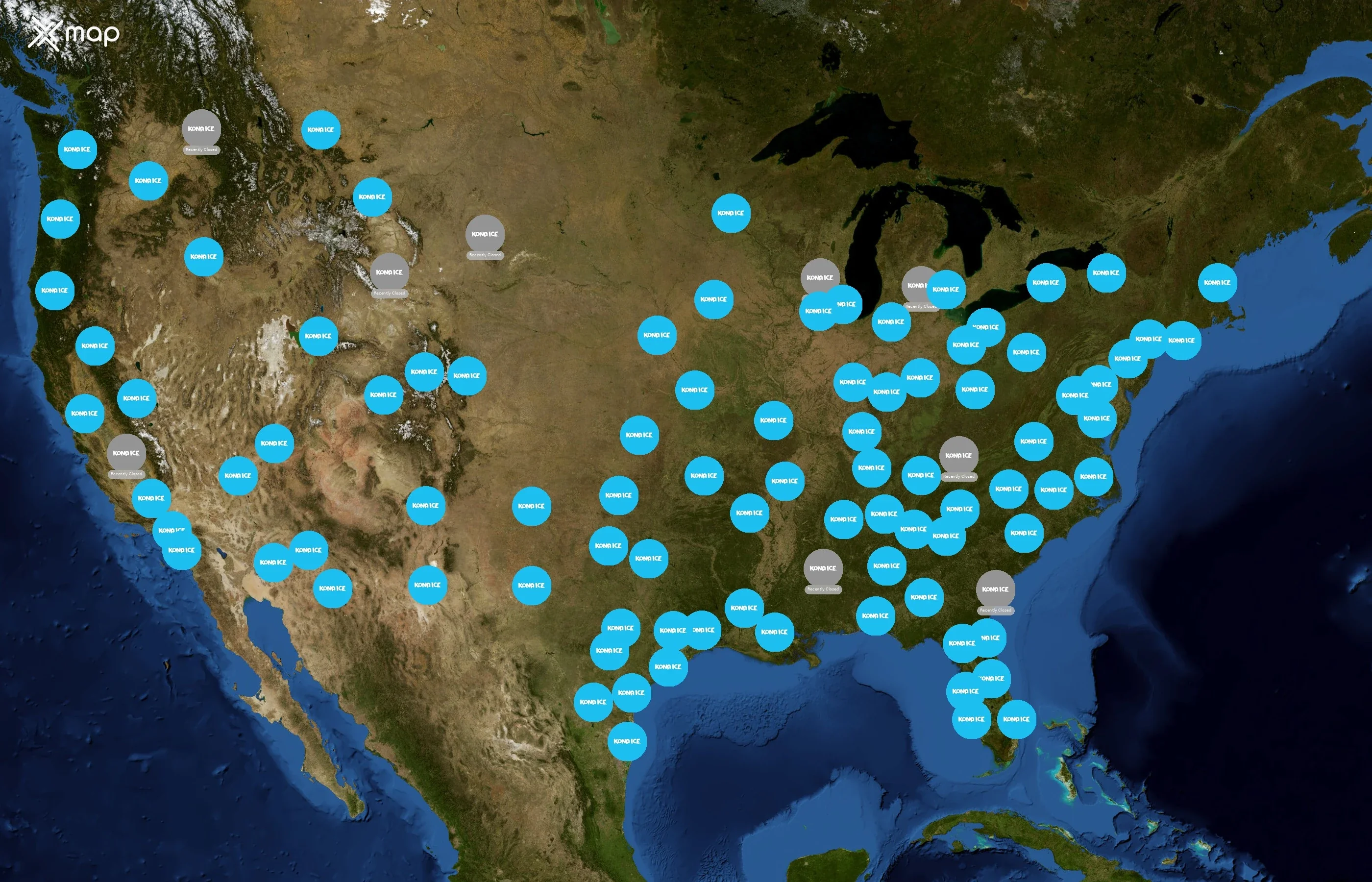 Kona Ice state distribution