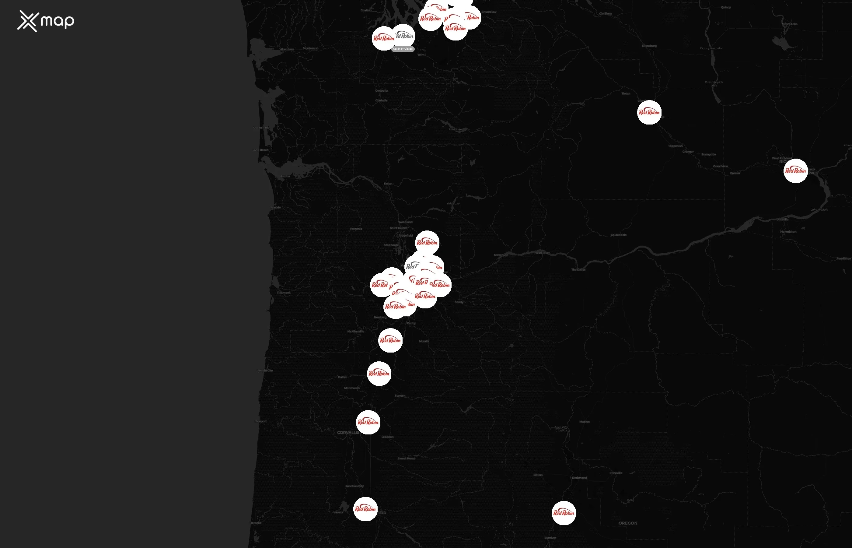 Red Robin Gourmet Burgers city distribution