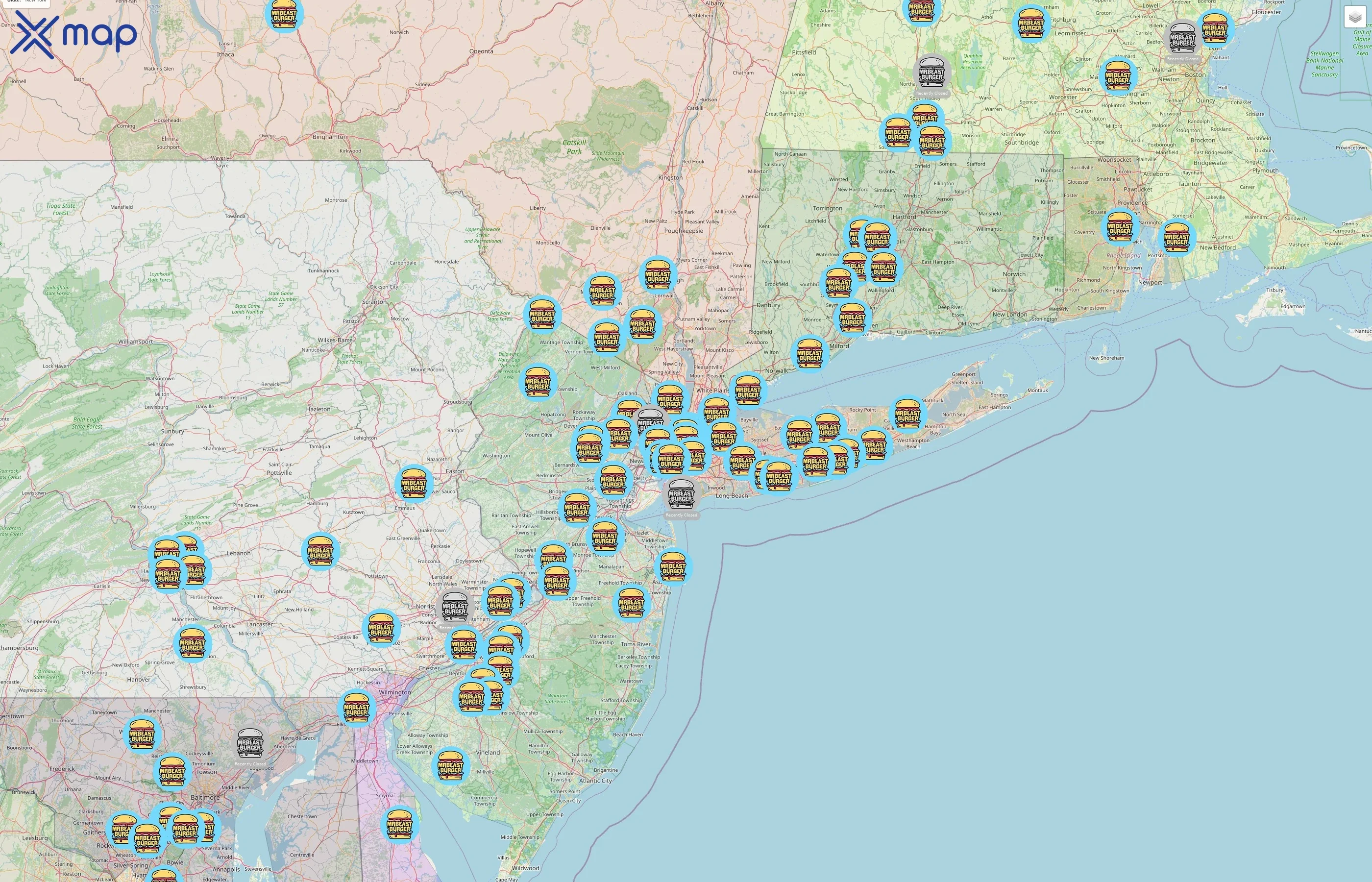 MrBeast Burger street hotspots