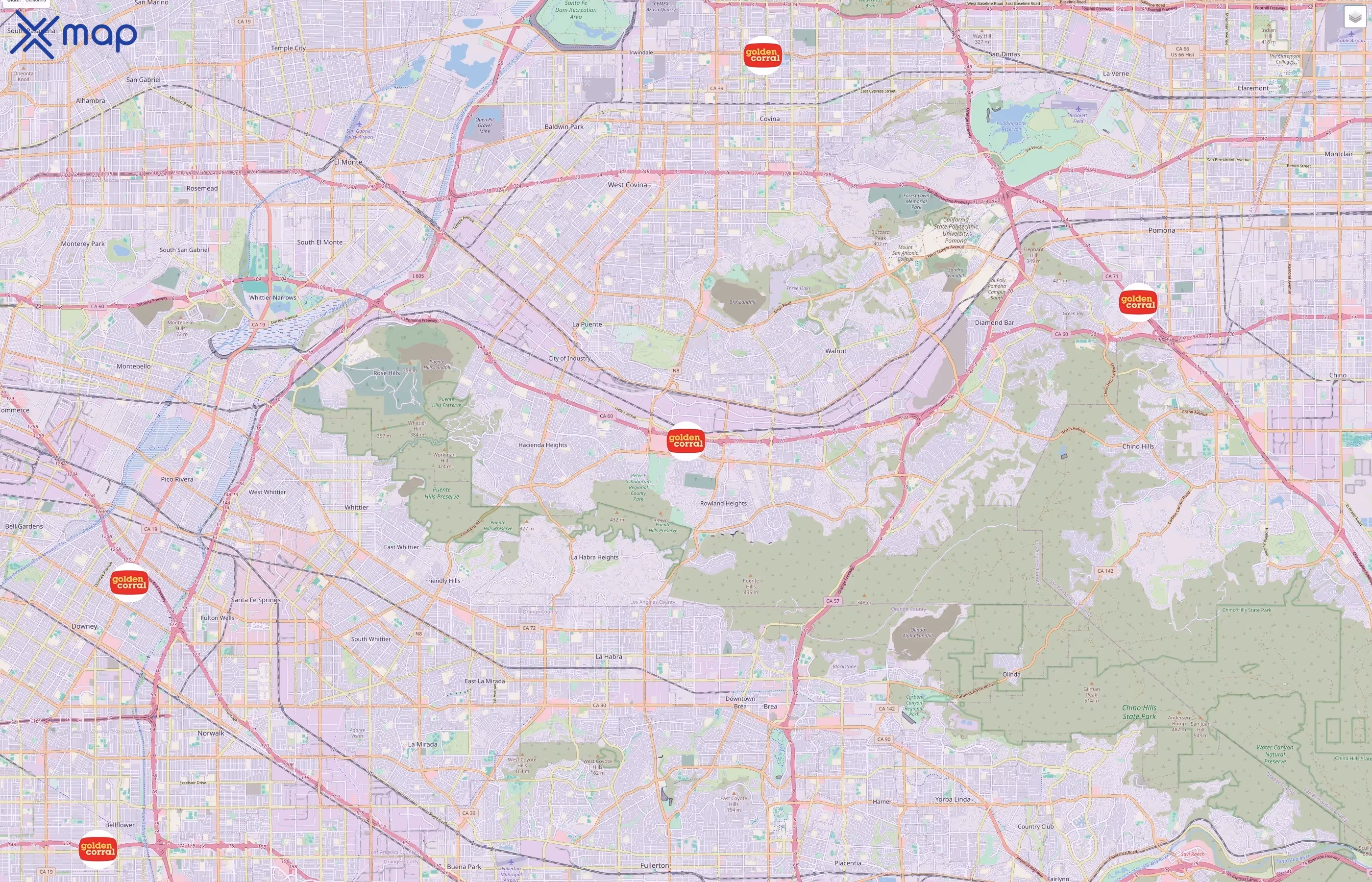 Golden Corral traffic data