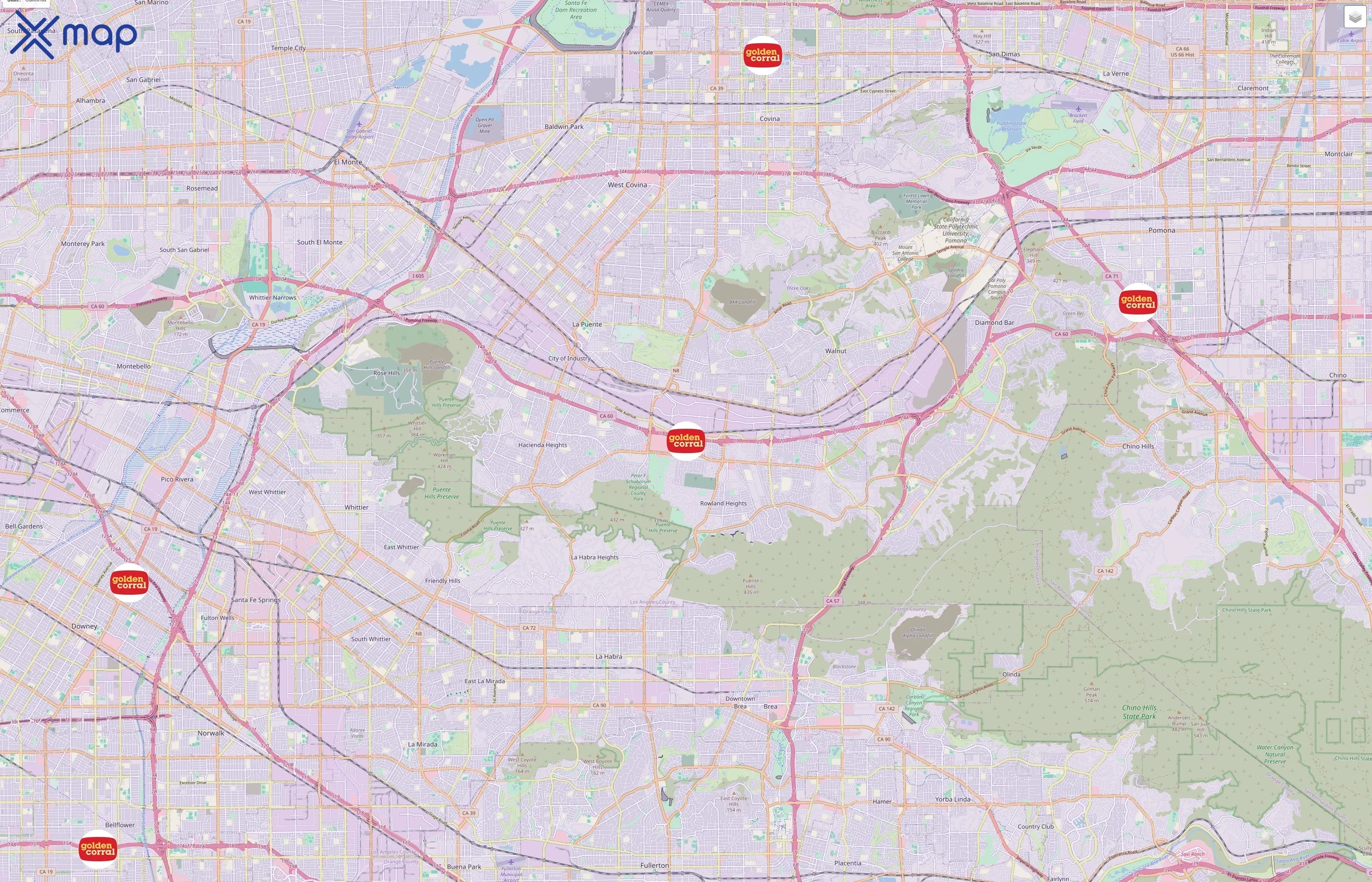 Golden Corral traffic data