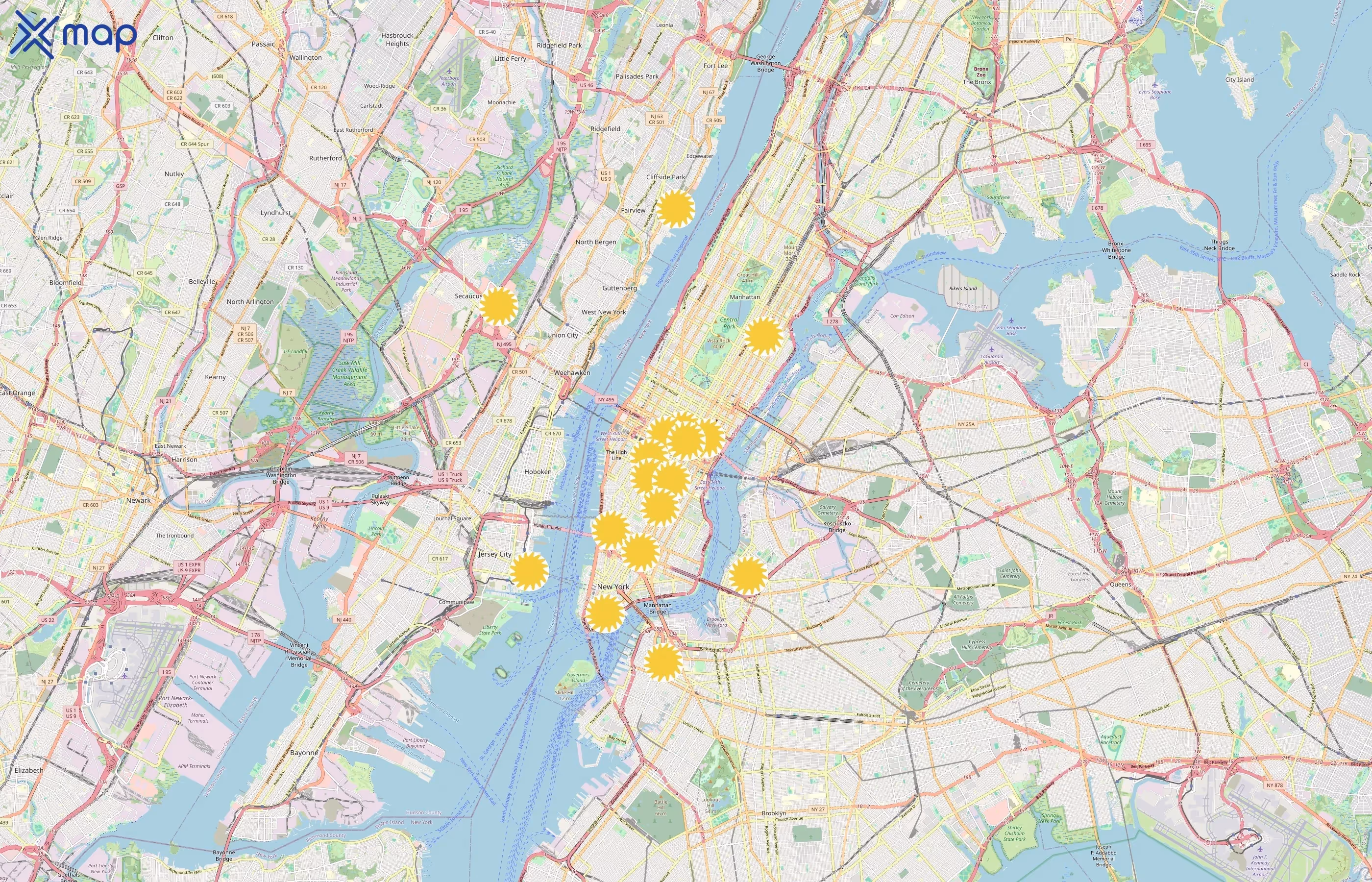 Cava area coverage