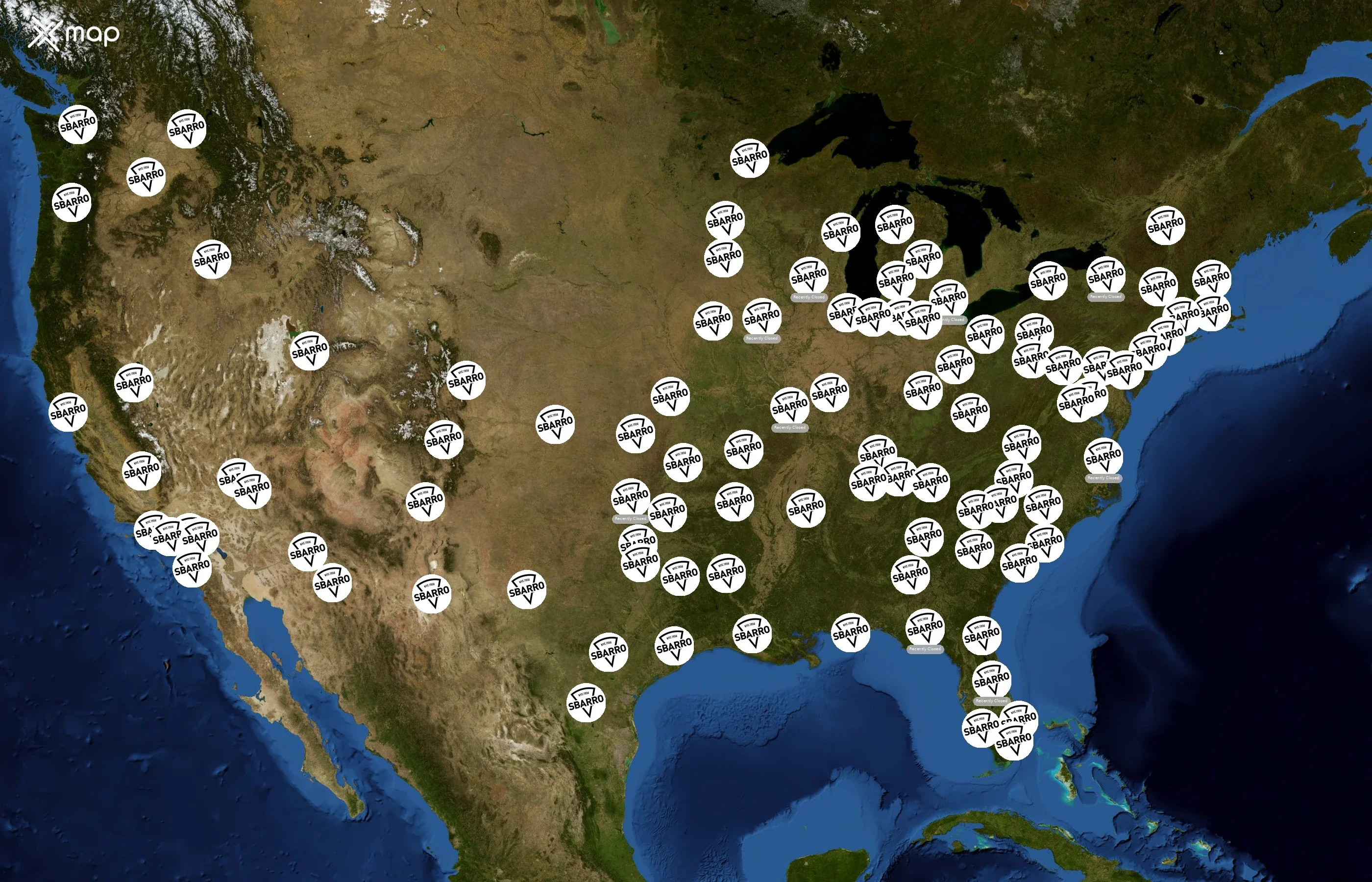 Sbarro state distribution