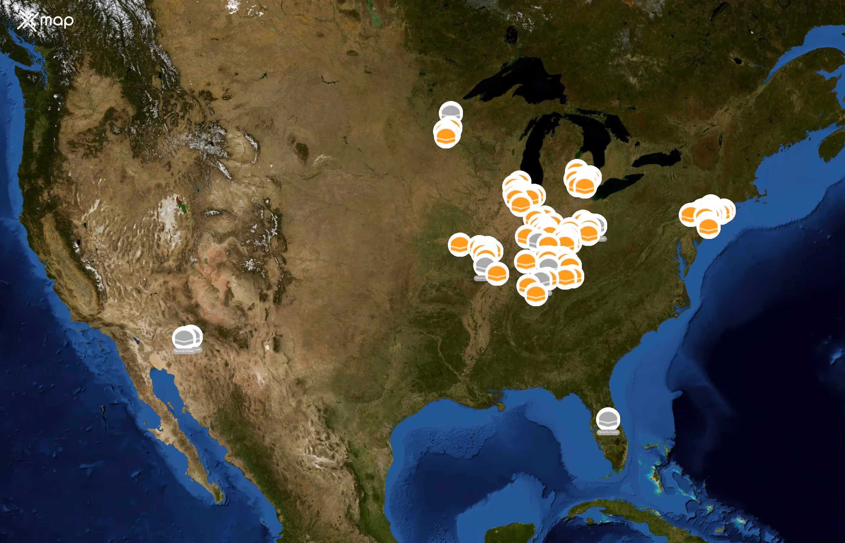 White Castle state distribution