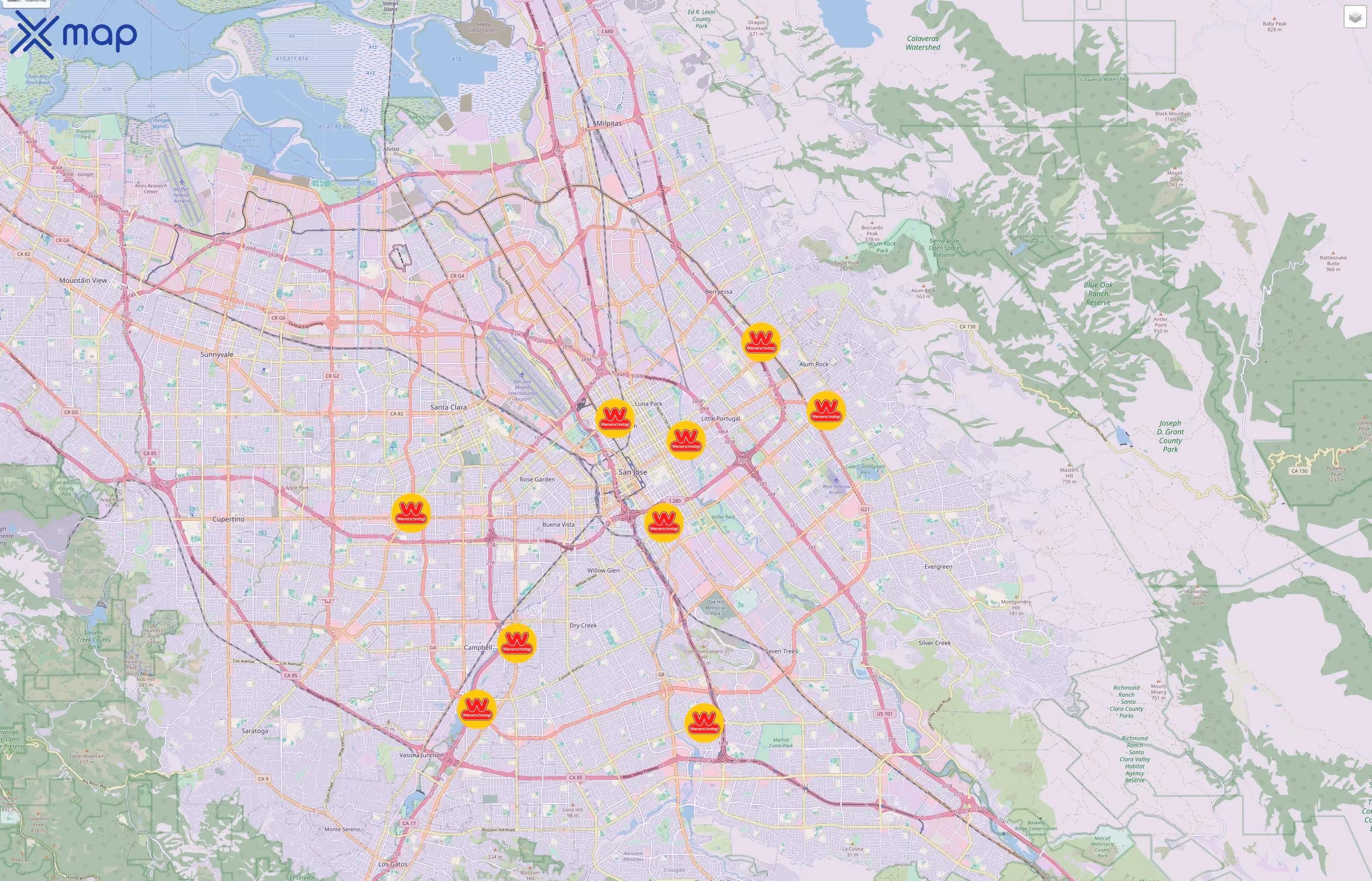 Wienerschnitzel traffic data