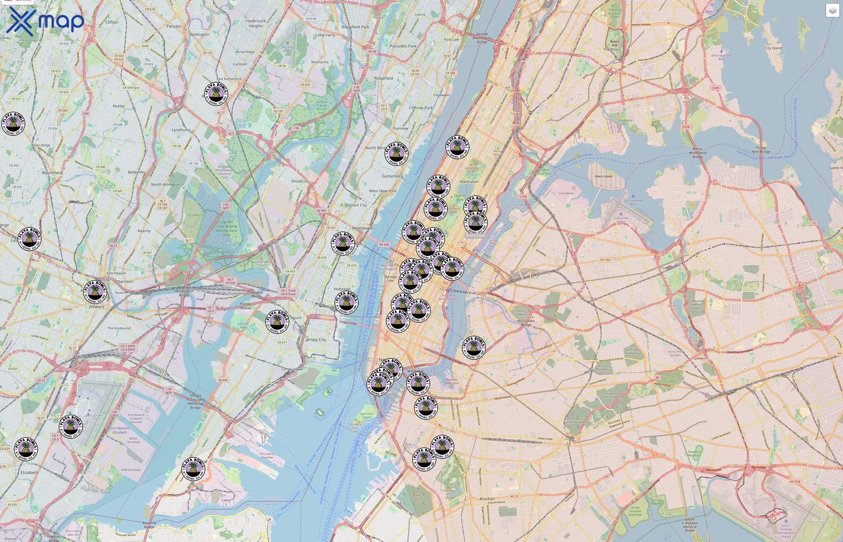 Playa Bowls traffic data
