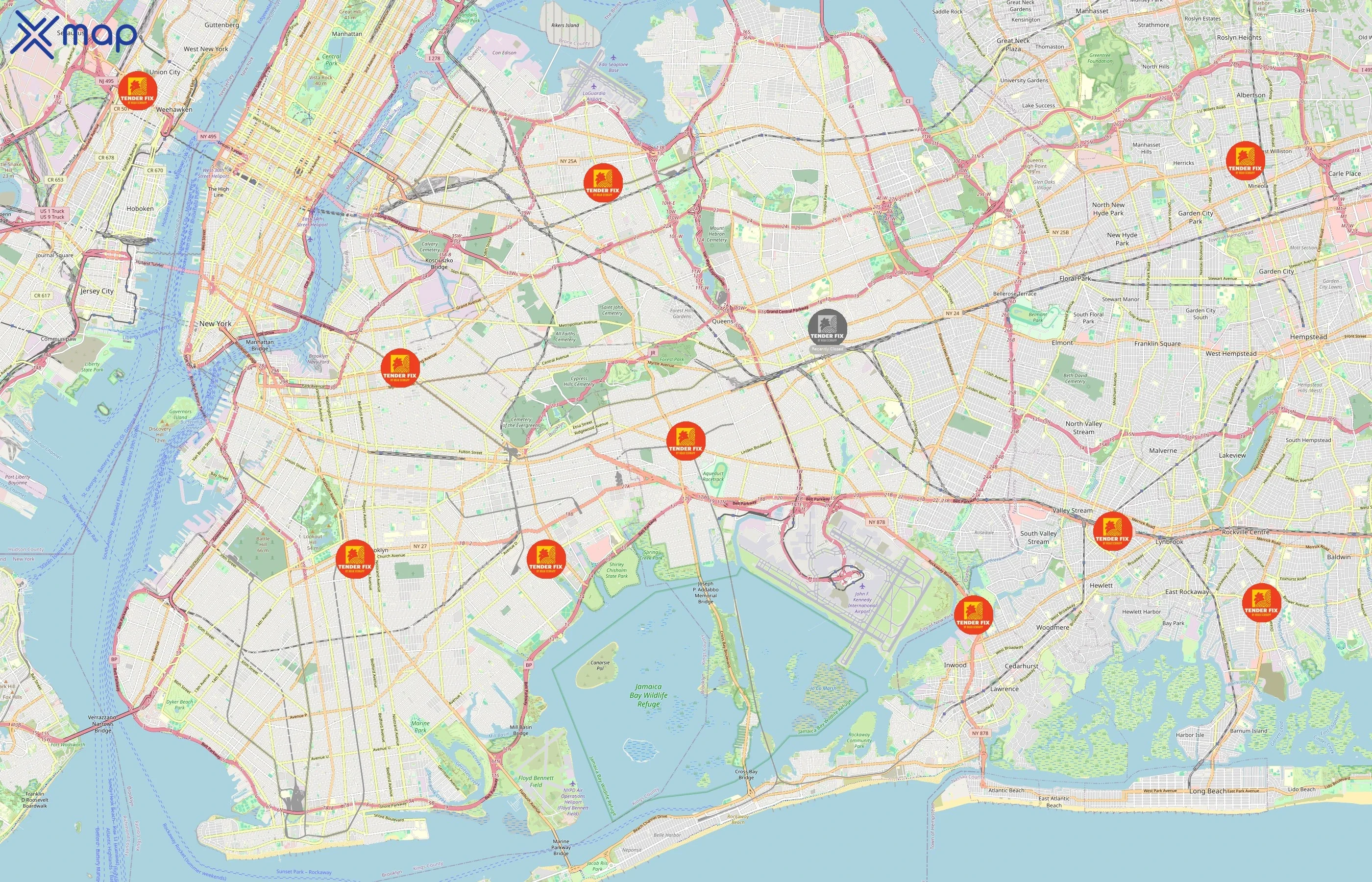TenderFix area coverage