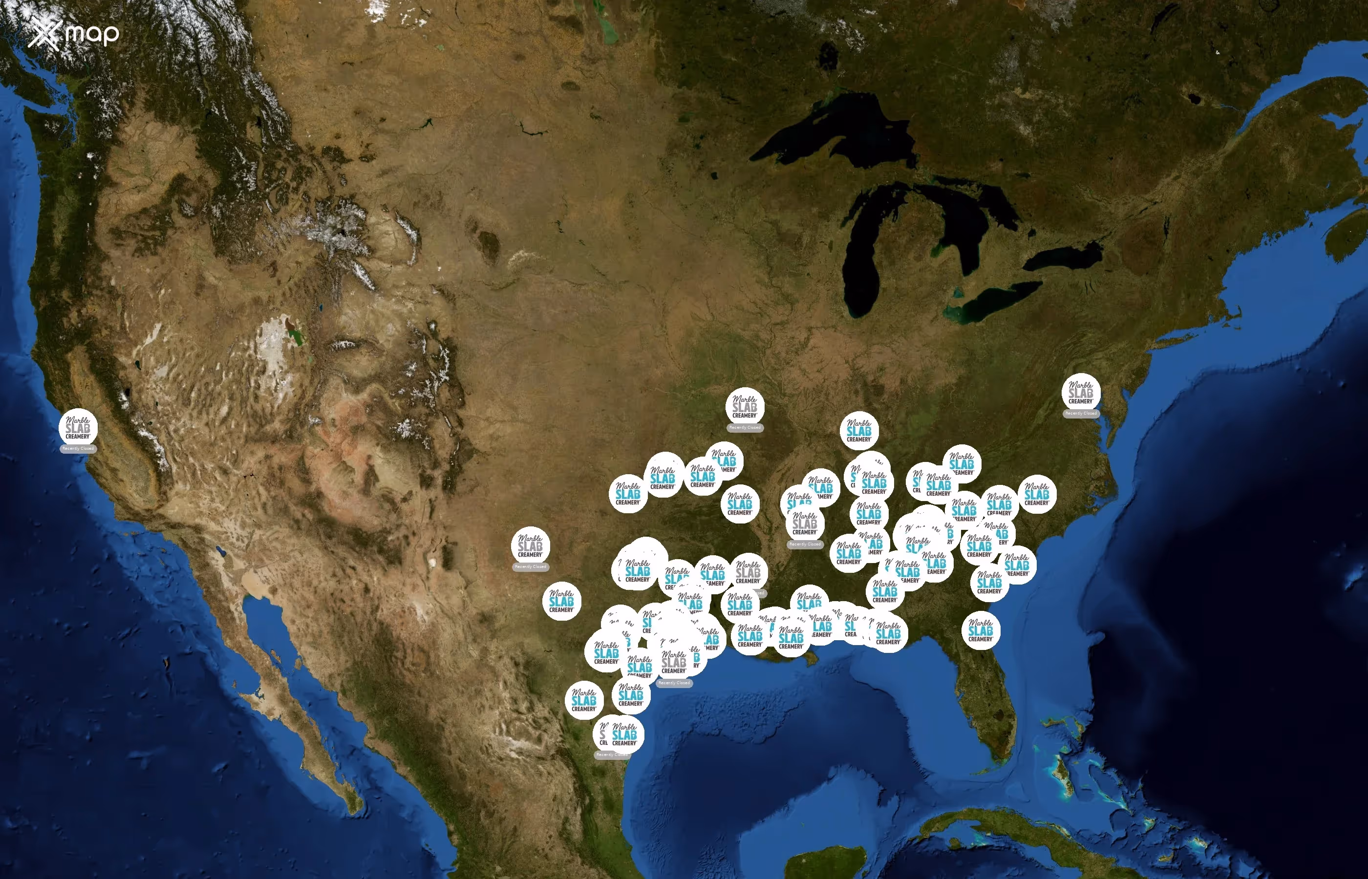 Marble Slab Creamery state distribution