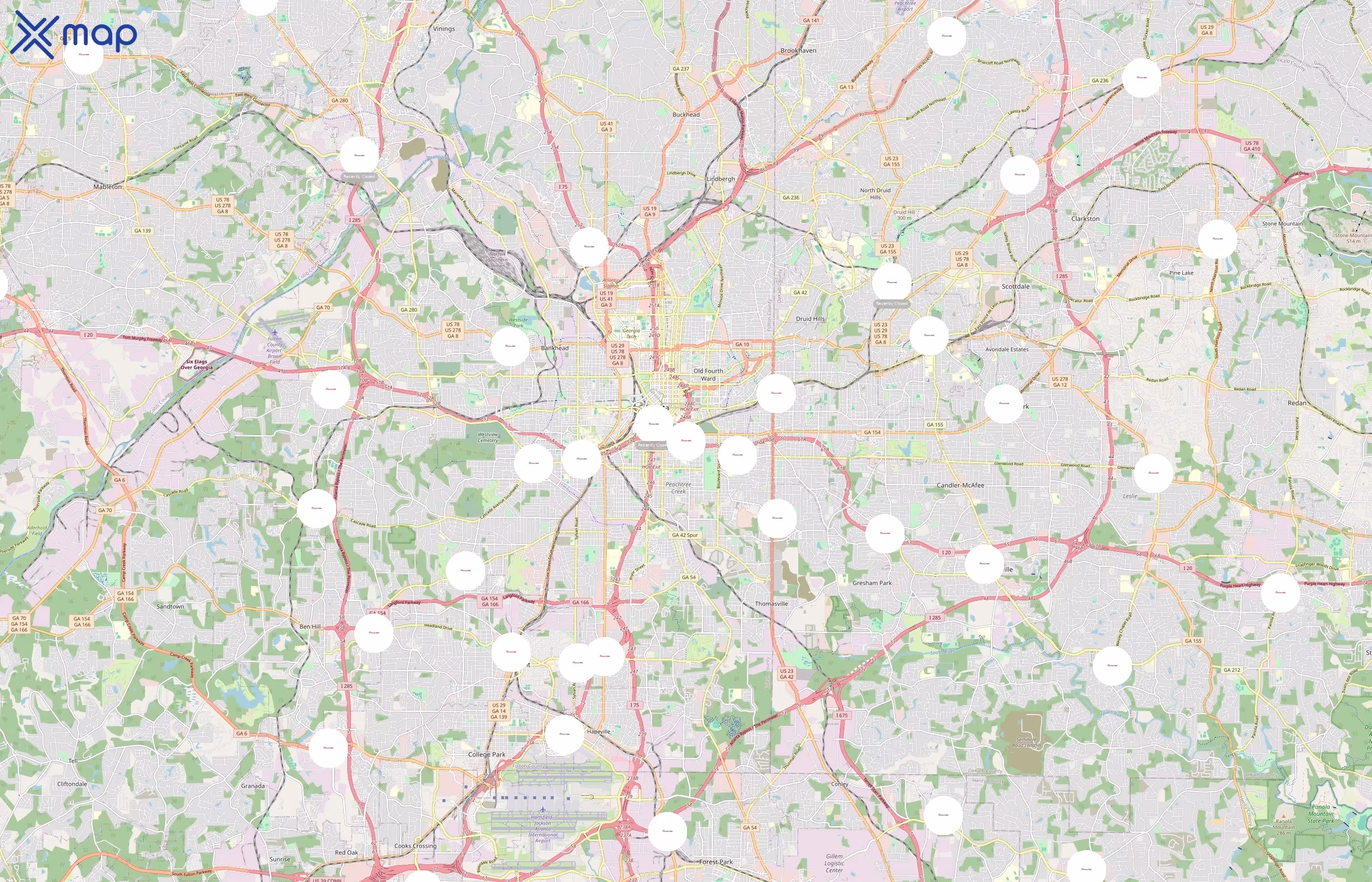 American Deli area coverage