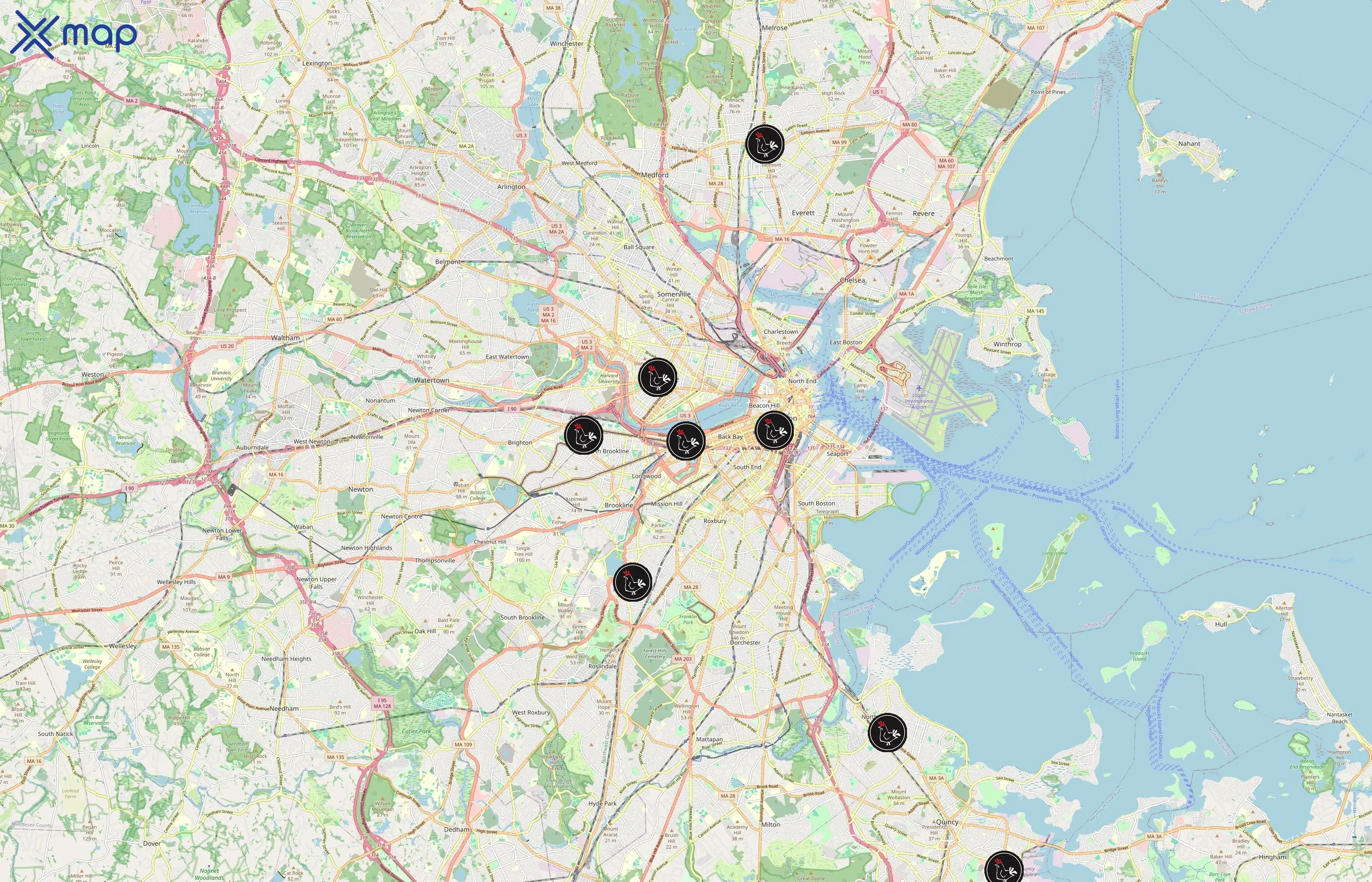 bb.q Chicken area coverage