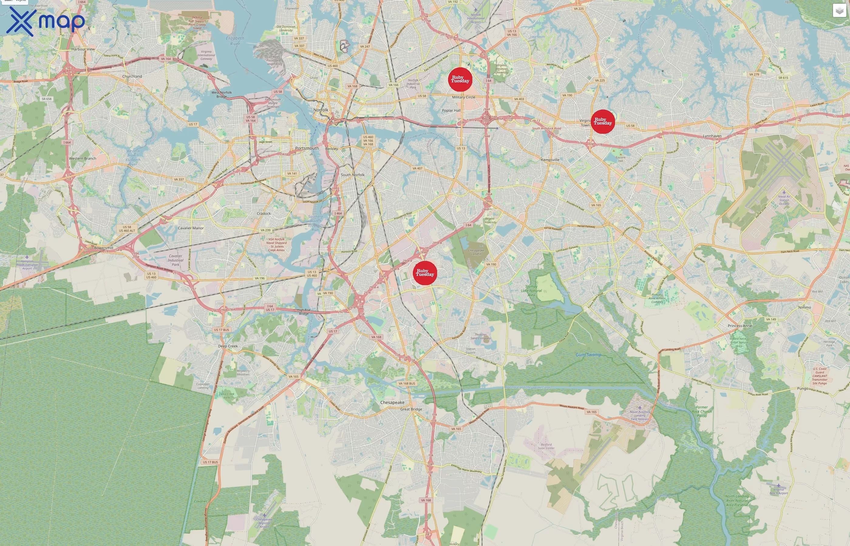 Ruby Tuesday traffic data