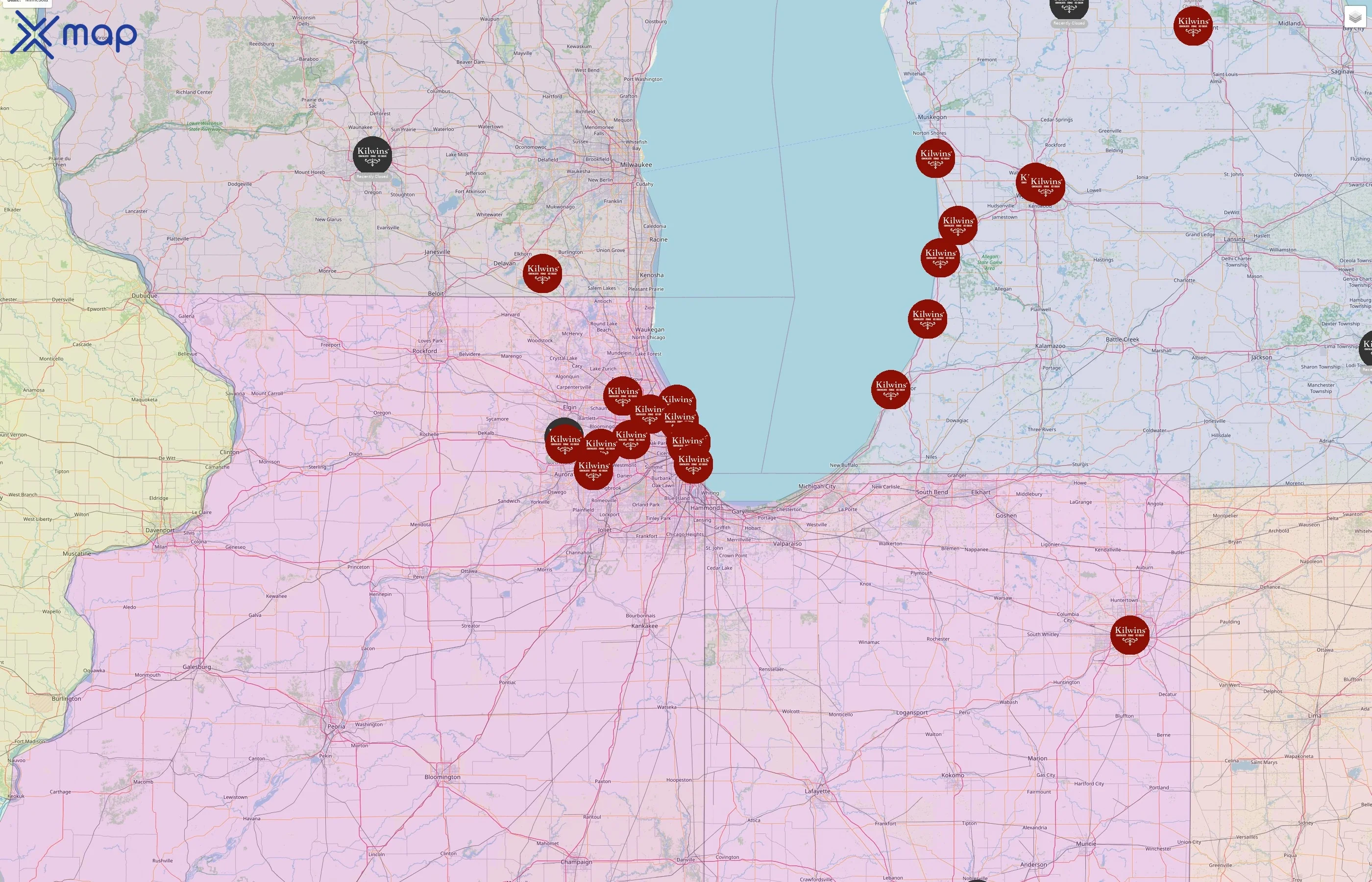 Kilwins street hotspots