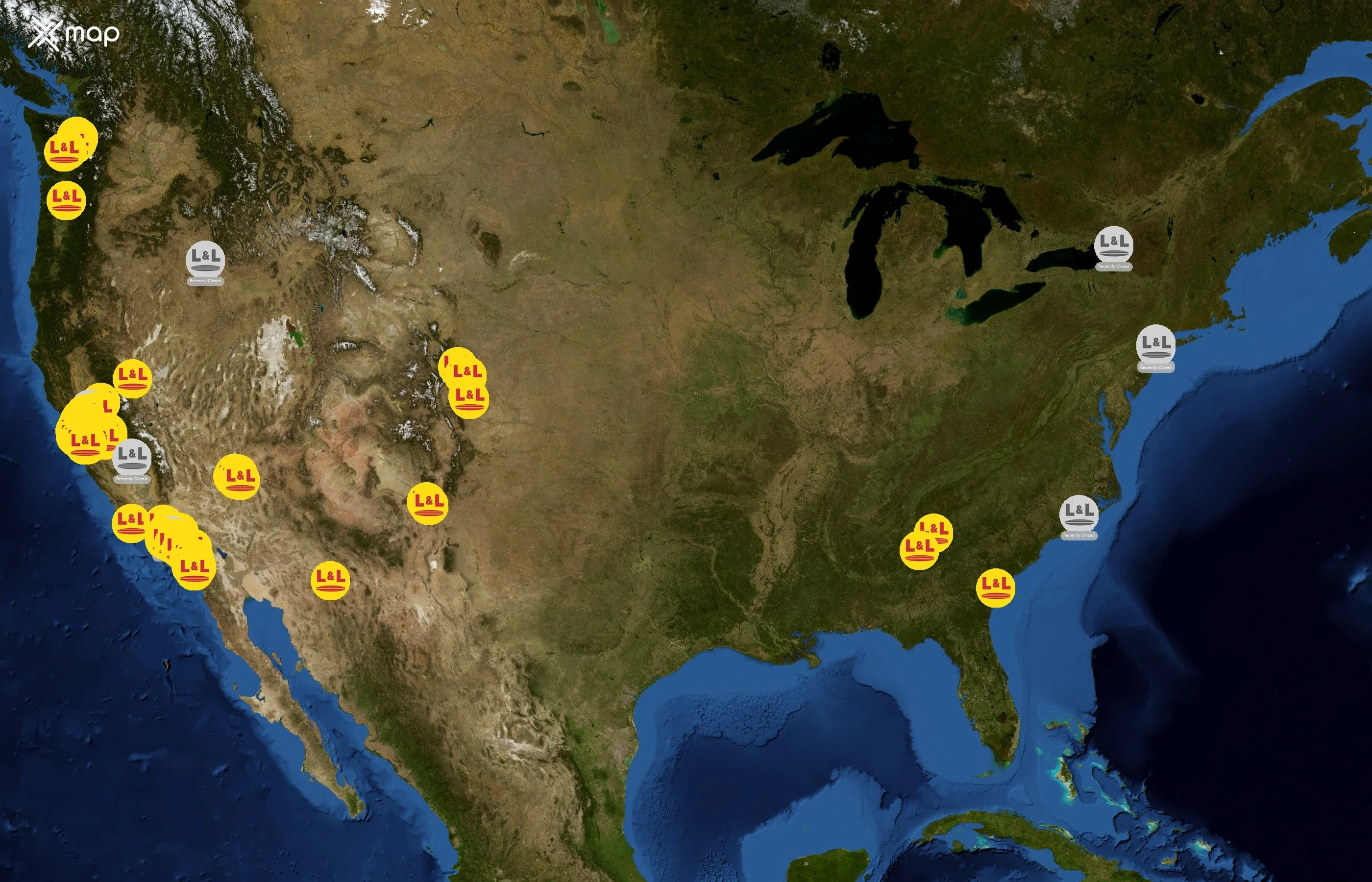 L&L Hawaiian Barbecue state distribution