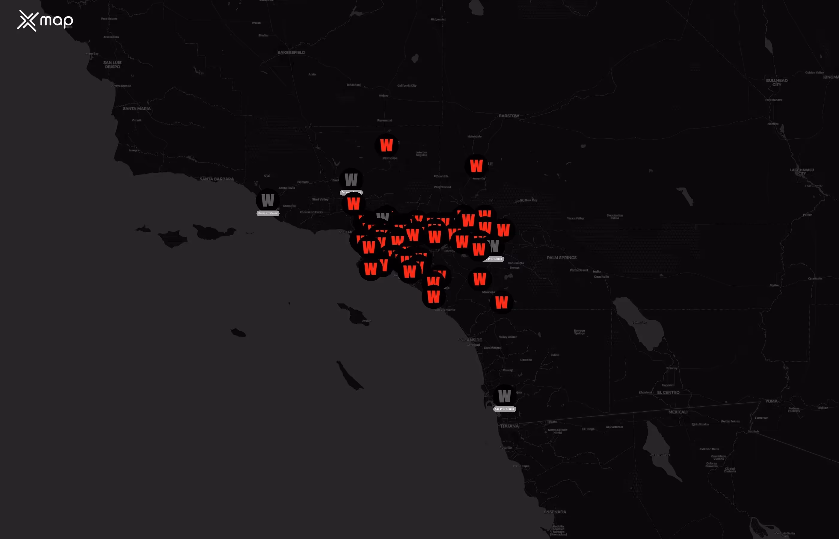 WaBa Grill city distribution