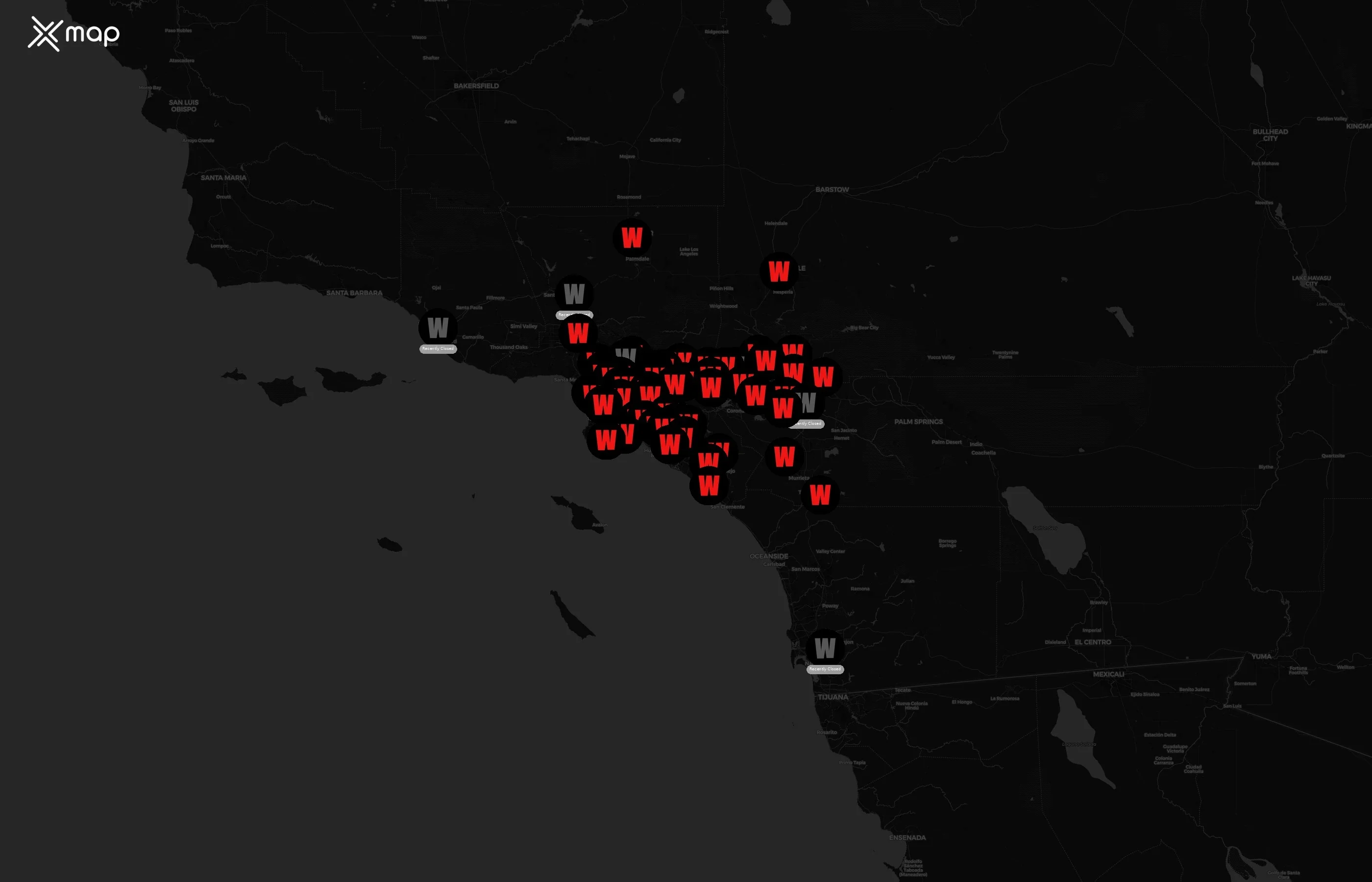 WaBa Grill city distribution
