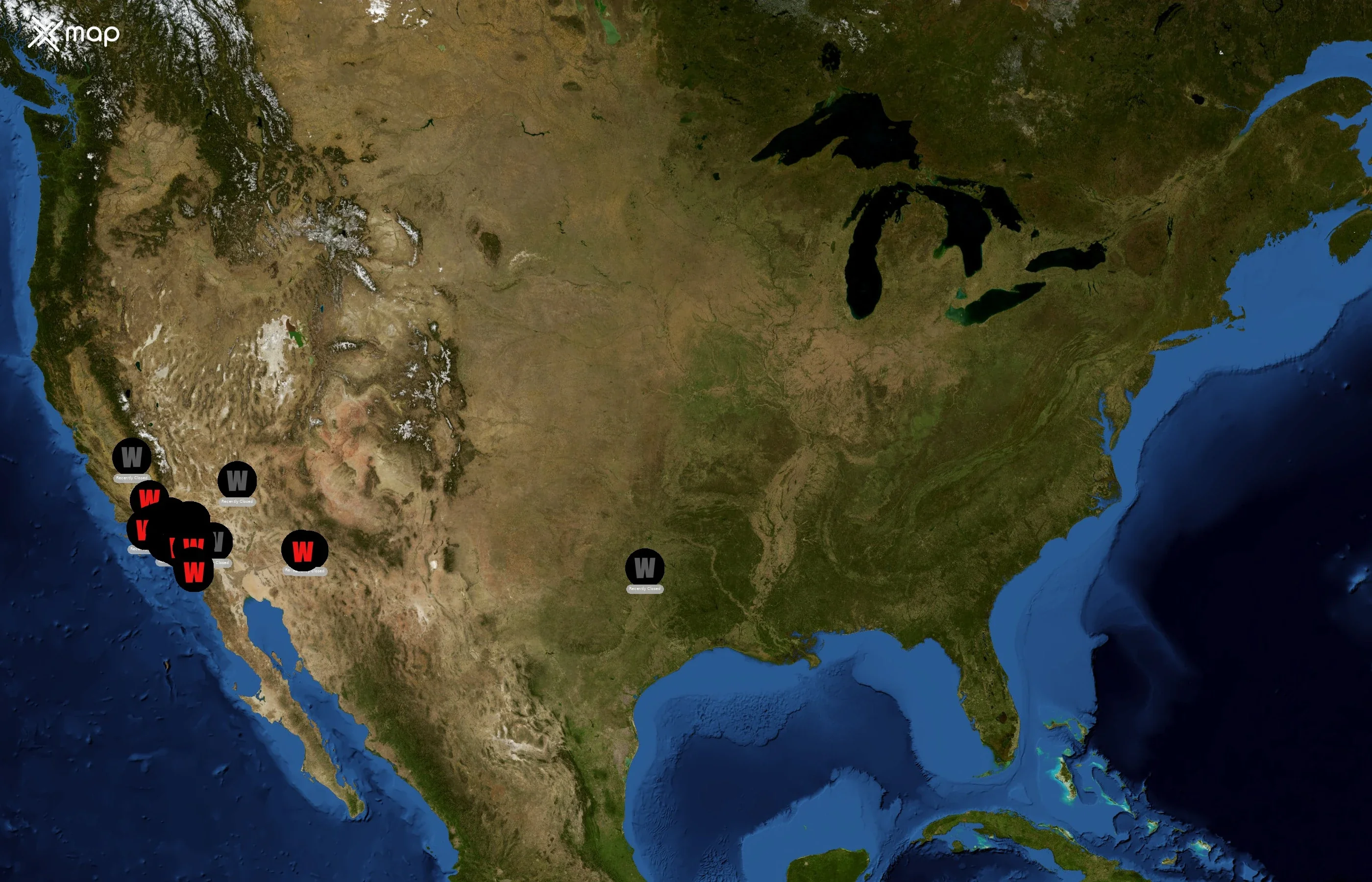 WaBa Grill state distribution