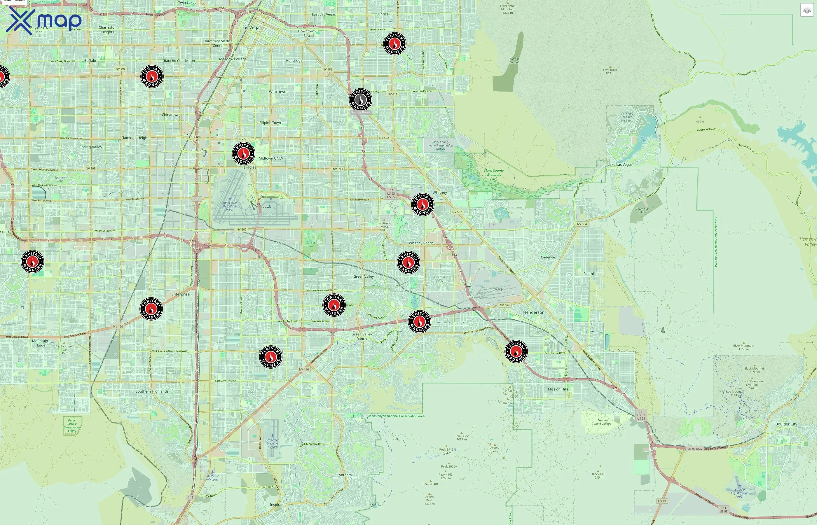 Teriyaki Madness traffic data