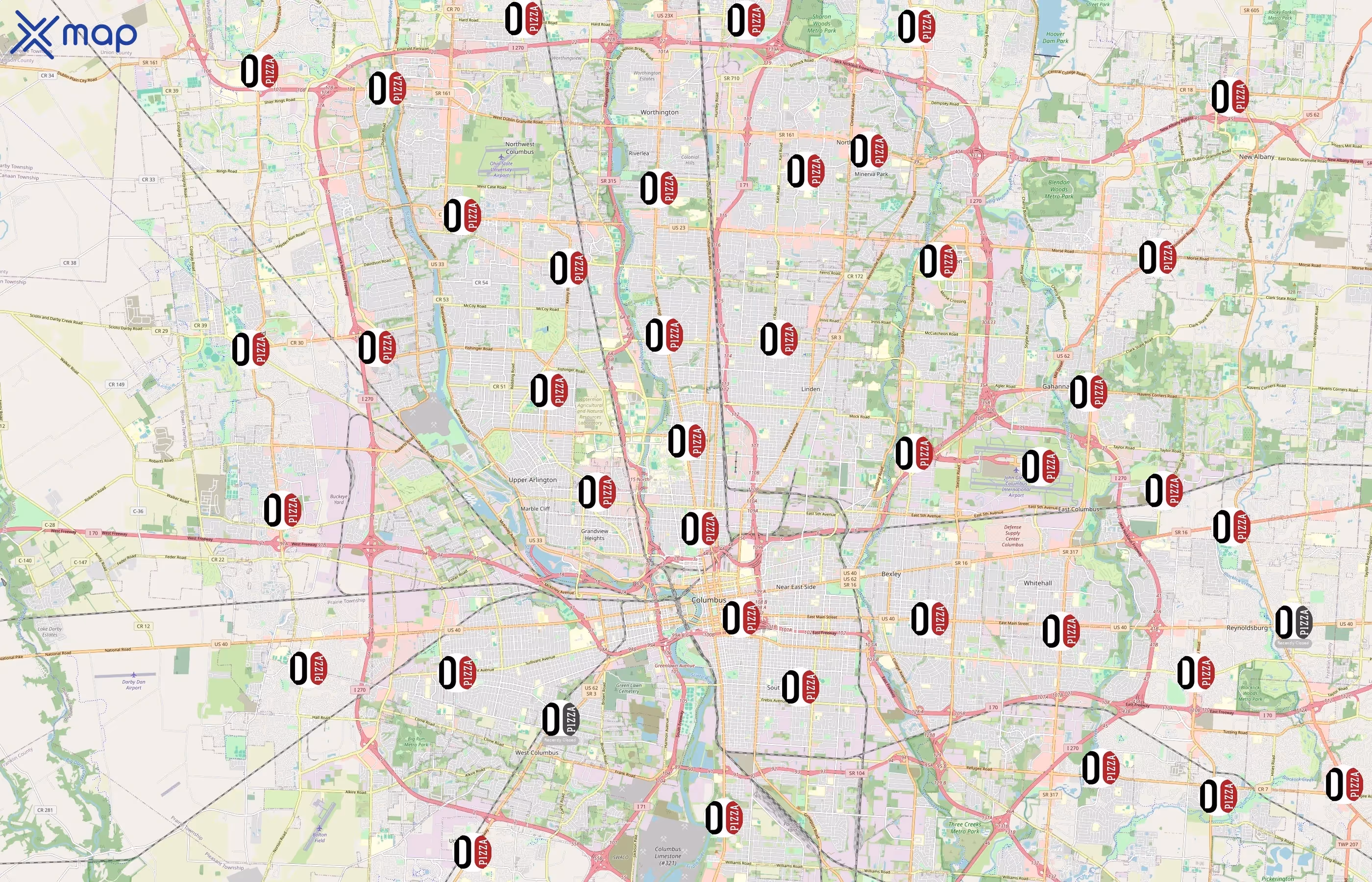 Donatos area coverage